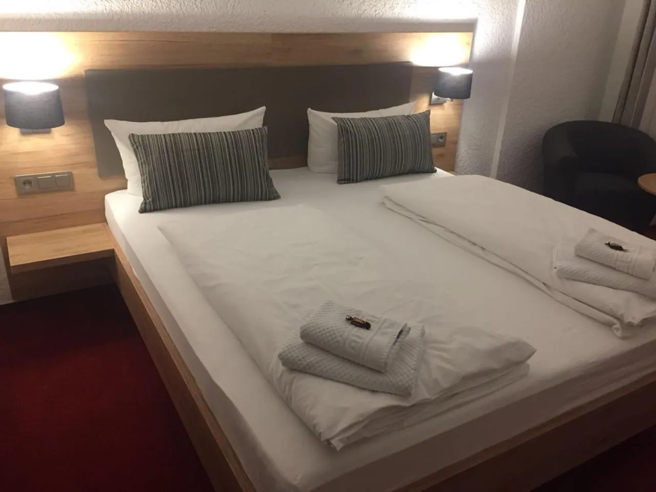 Bed in Vico's Hotel & Restaurant Asperg