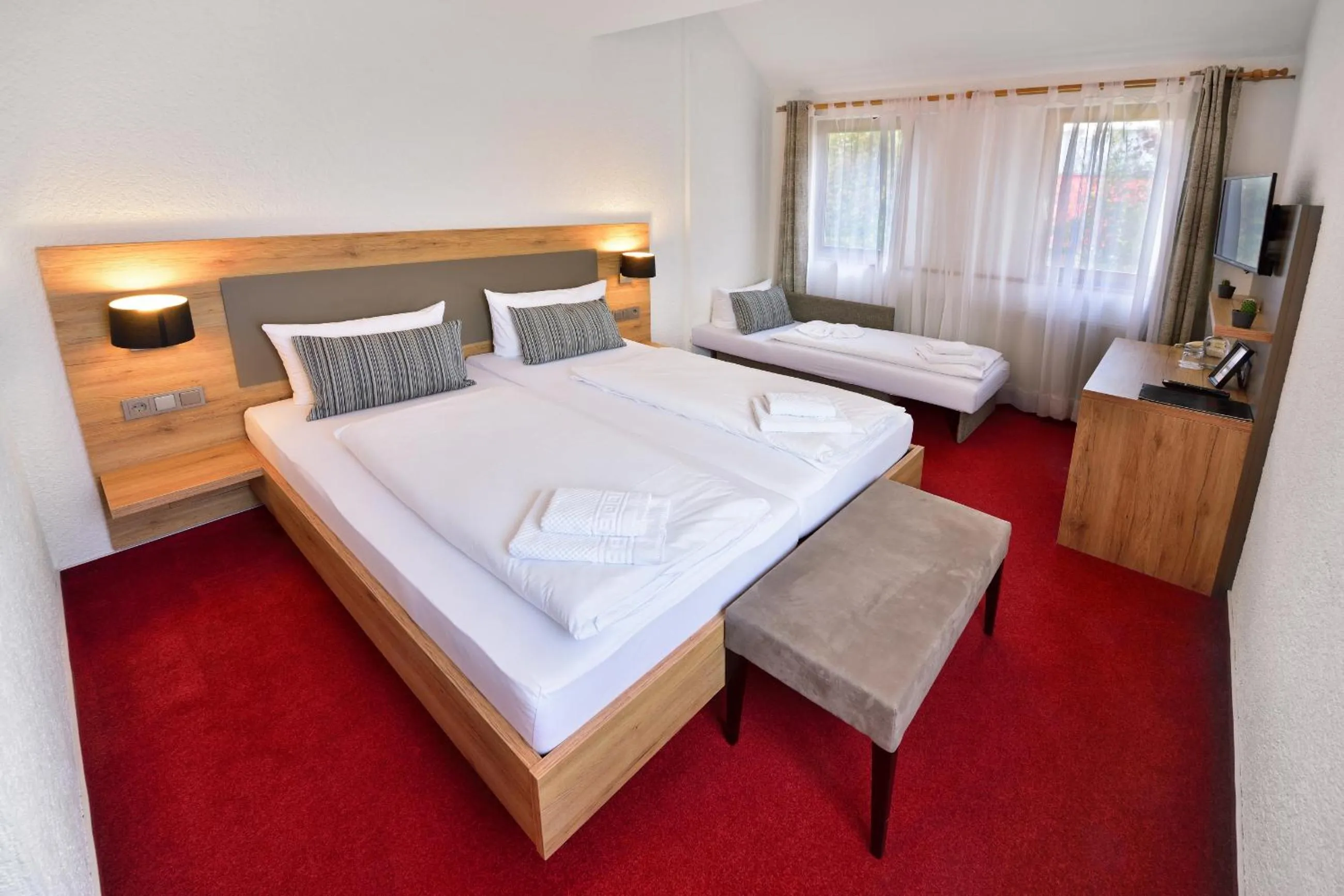 Bed in Vico's Hotel & Restaurant Asperg