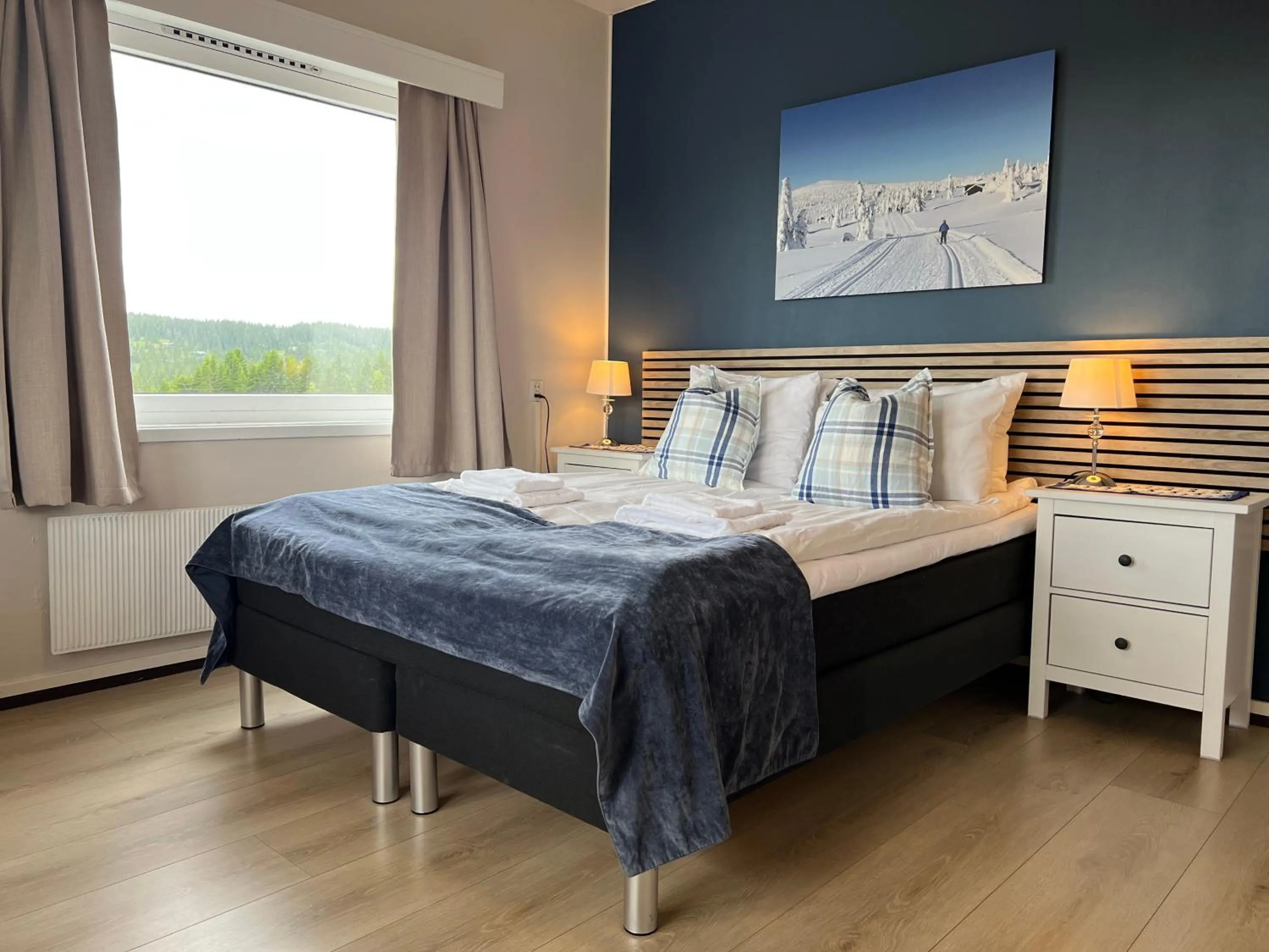 Bed in Lillehammer Fjellstue og Hytteutleie