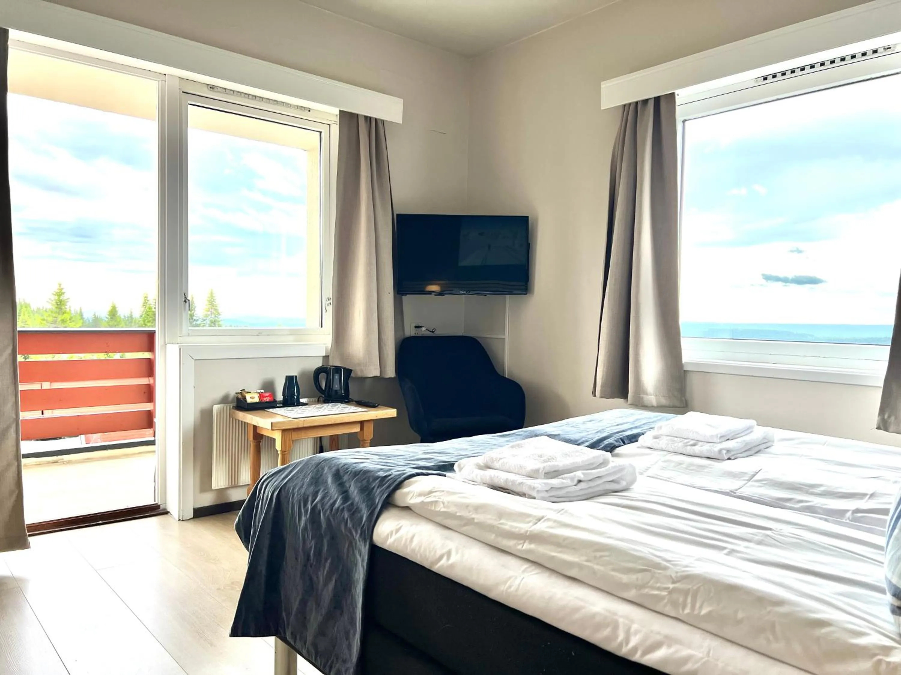 Bed in Lillehammer Fjellstue og Hytteutleie