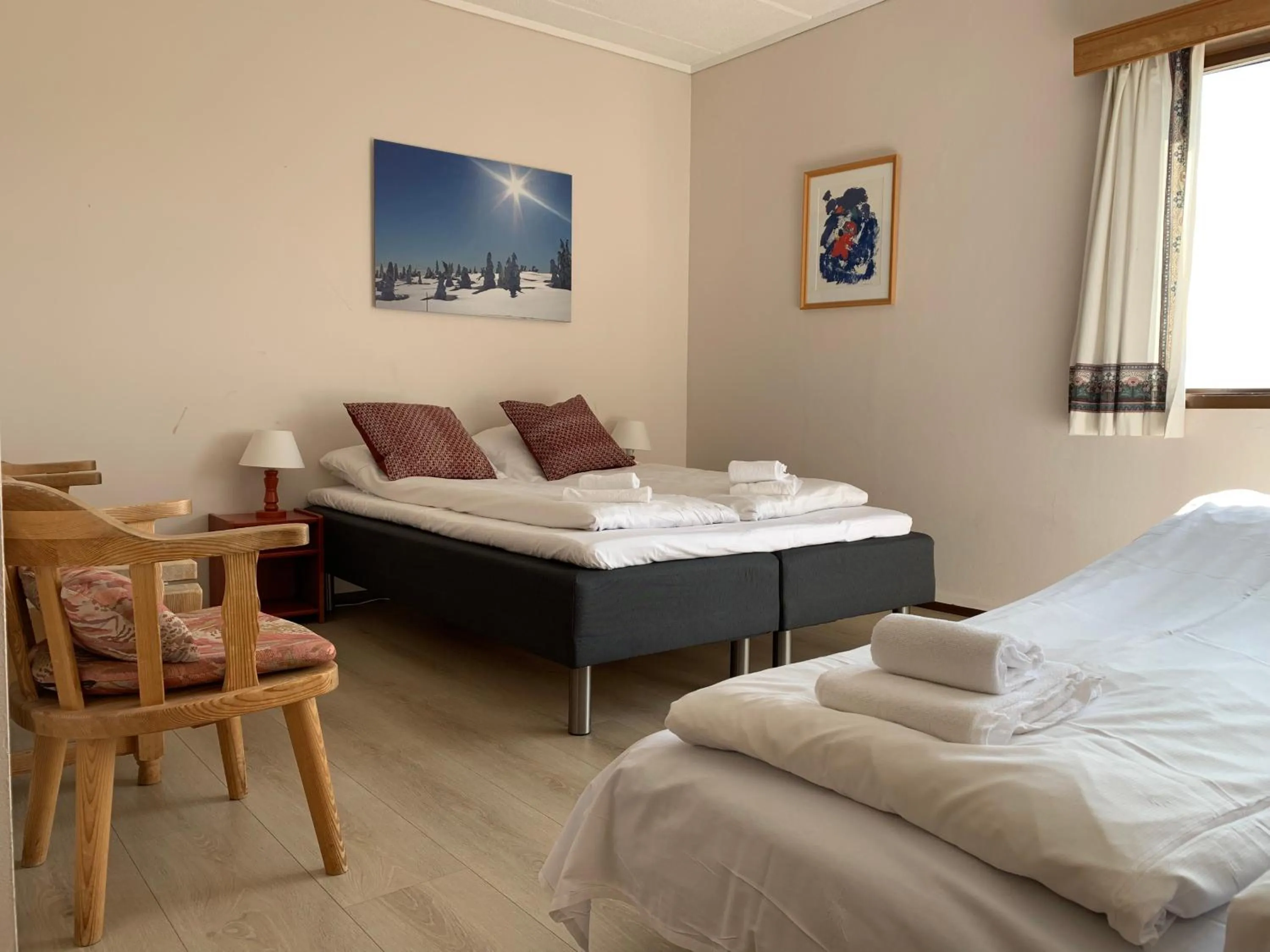 Bed in Lillehammer Fjellstue og Hytteutleie