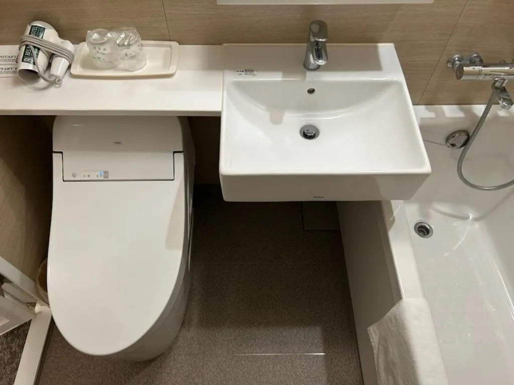 Toilet in Belmont Hotel