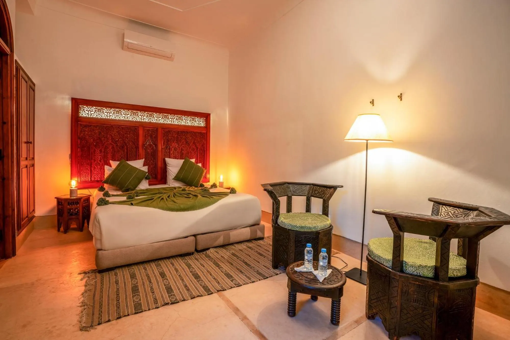 Bed in Riad Adika & Spa