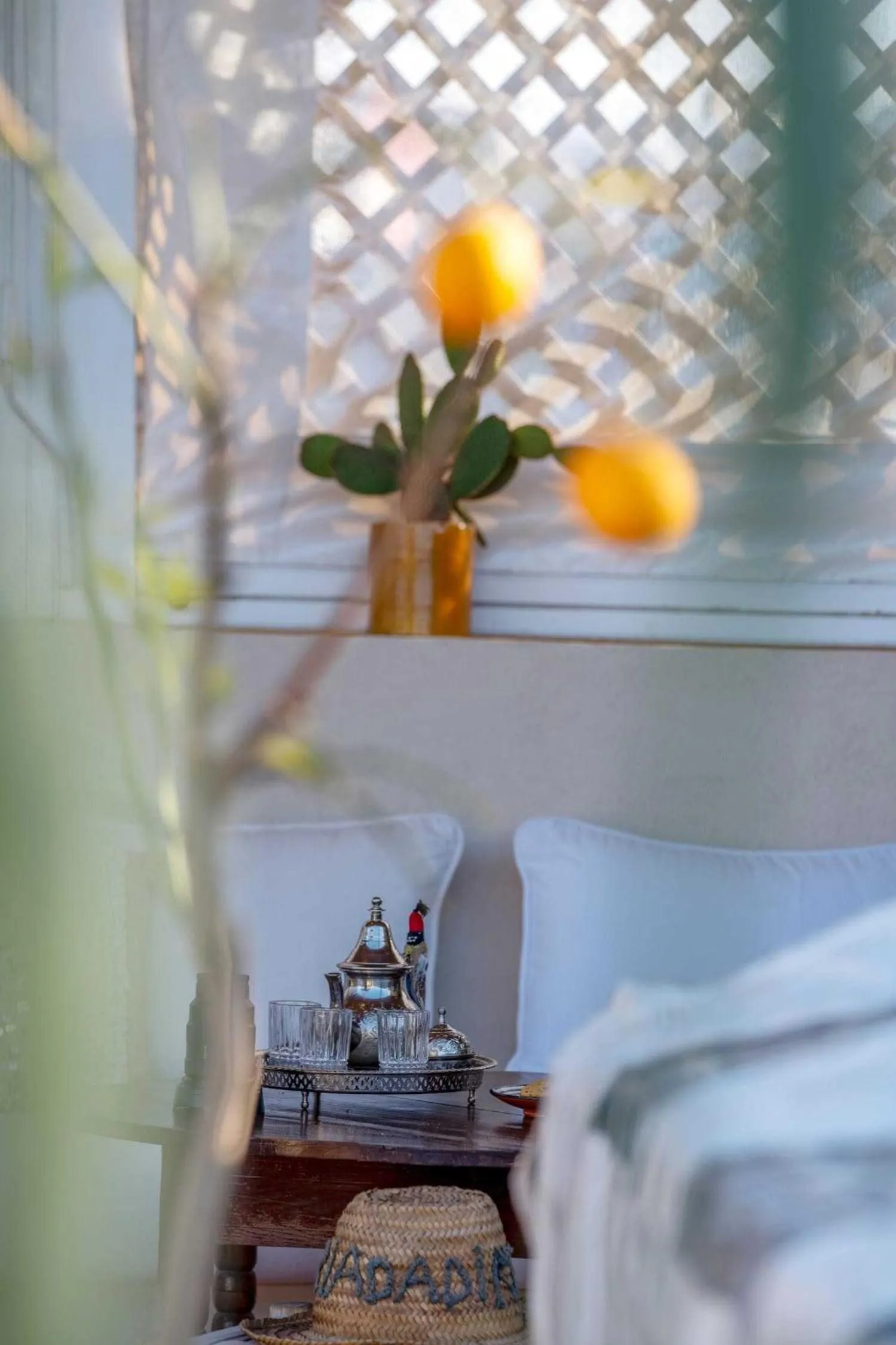 Seating area in Riad Adika & Spa