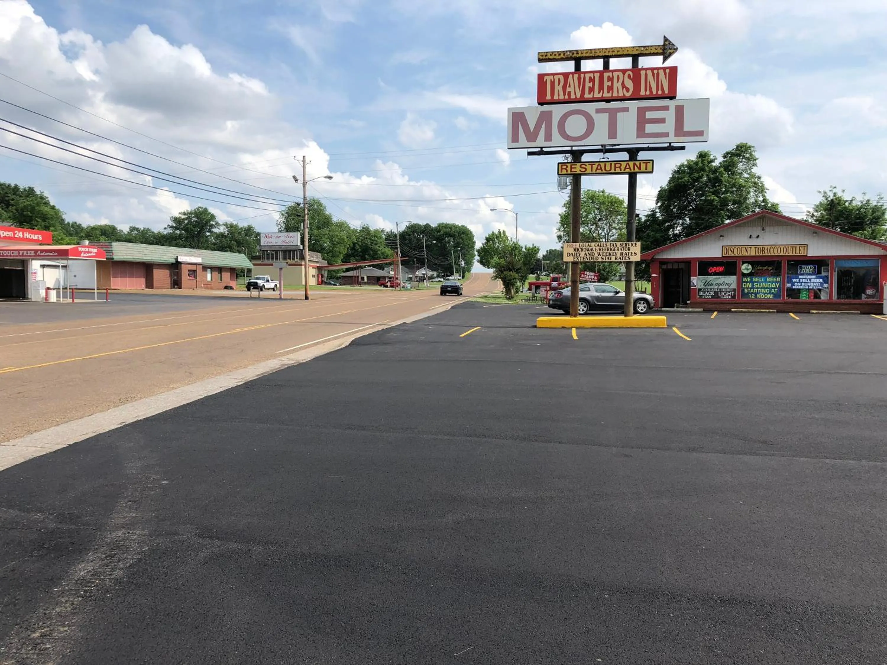Street view in Travelers Inn Motel