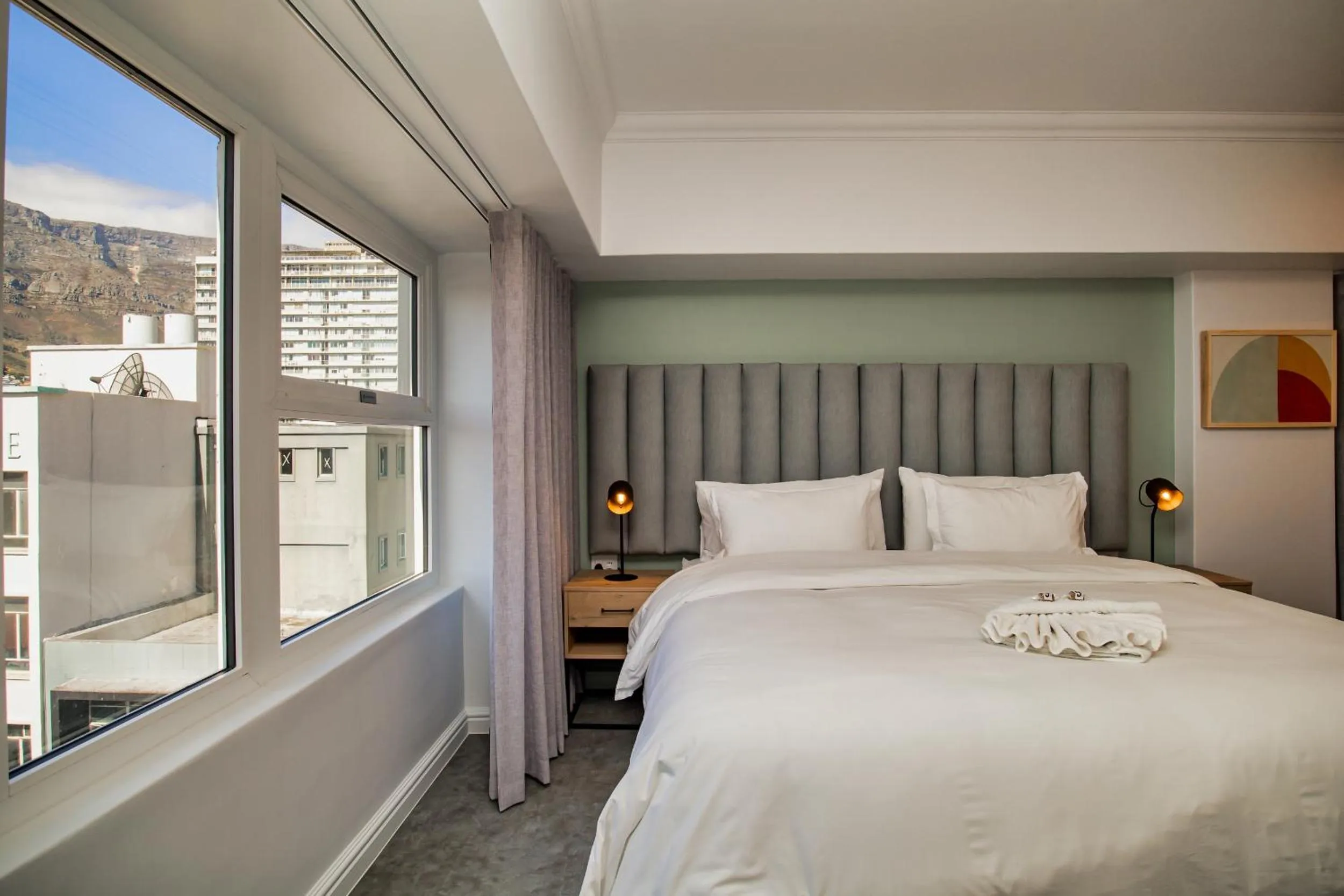 City view, Bed in 9 On Barrack