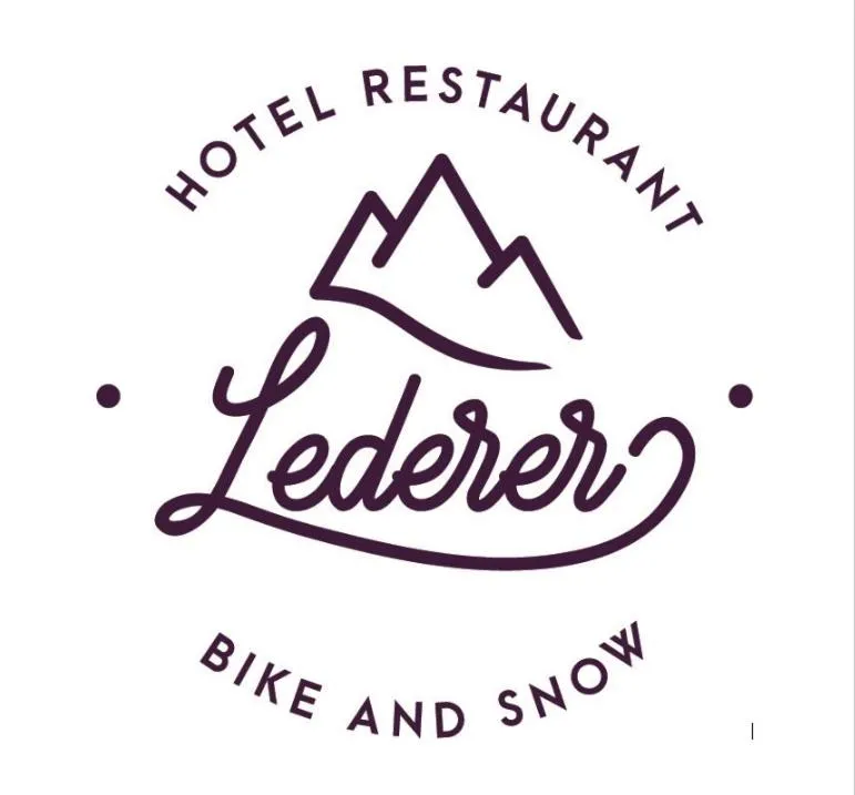 Property logo or sign in Hotel-Restaurant Bike&Snow Lederer