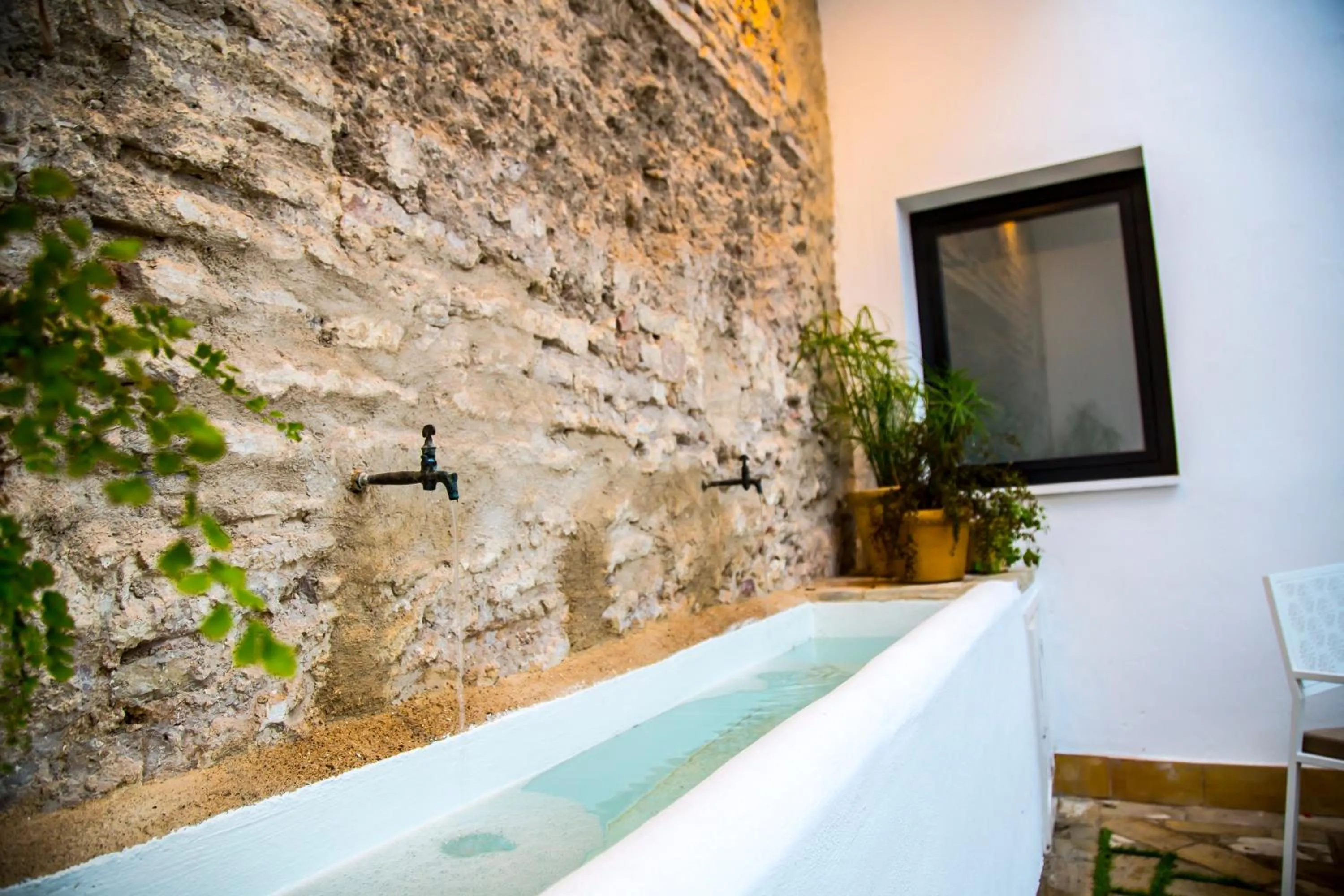 Inner courtyard view in Legado Alcazar Hotel