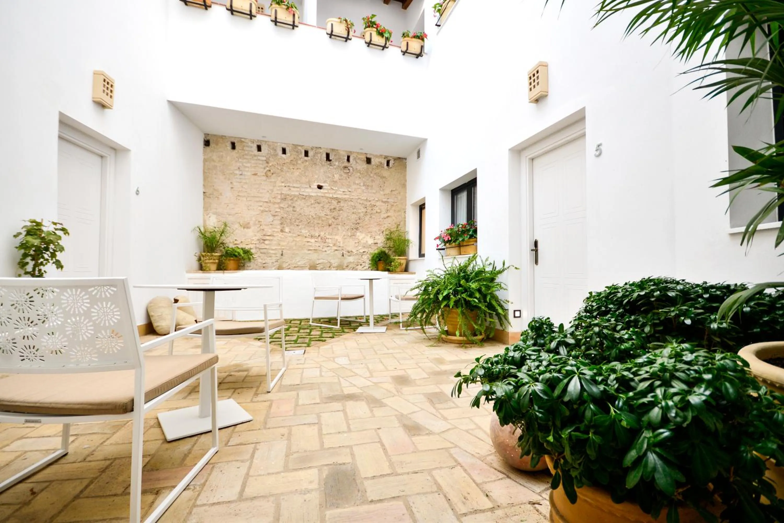 Patio in Legado Alcazar Hotel