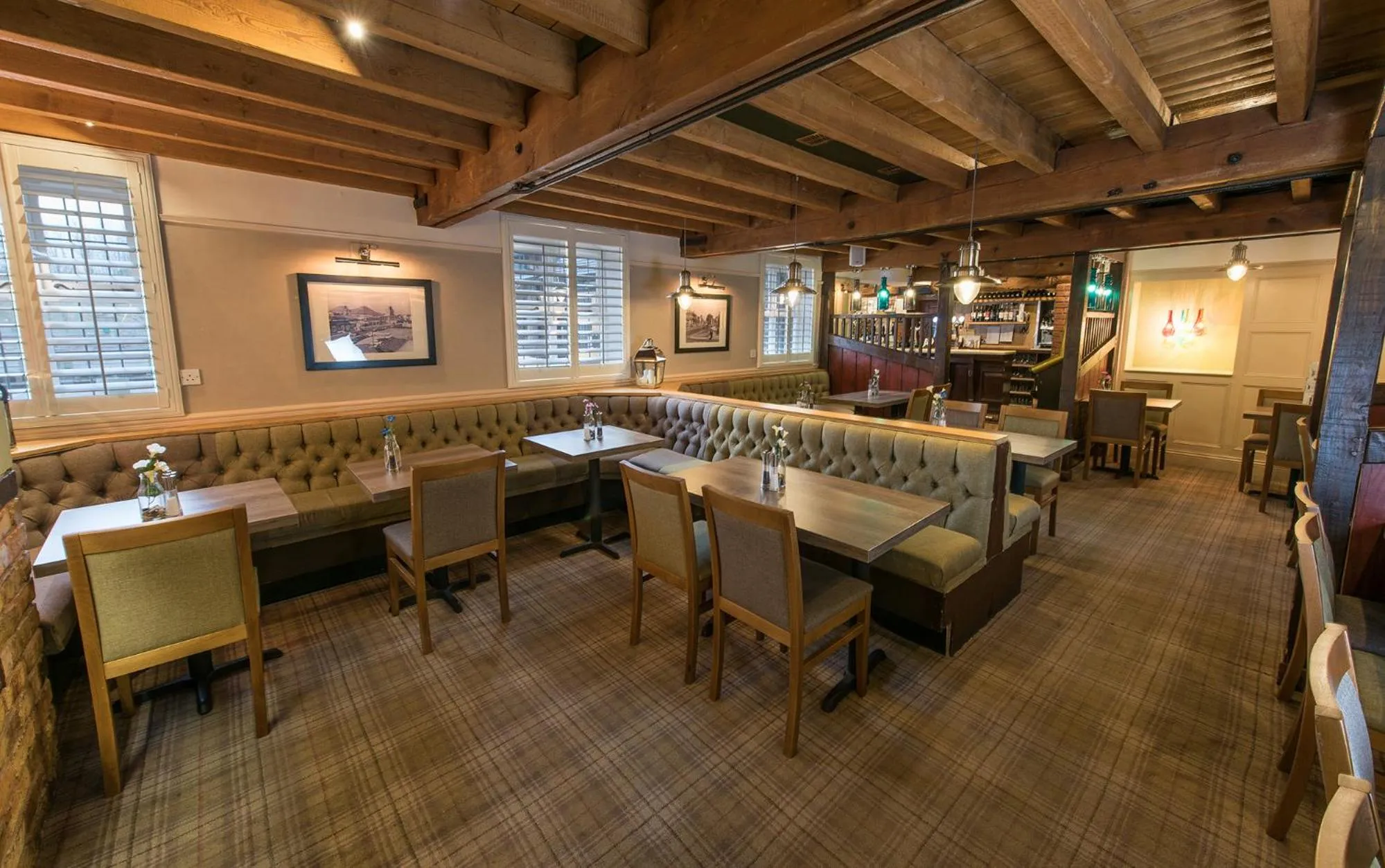 Lounge or bar in The Barns Hotel