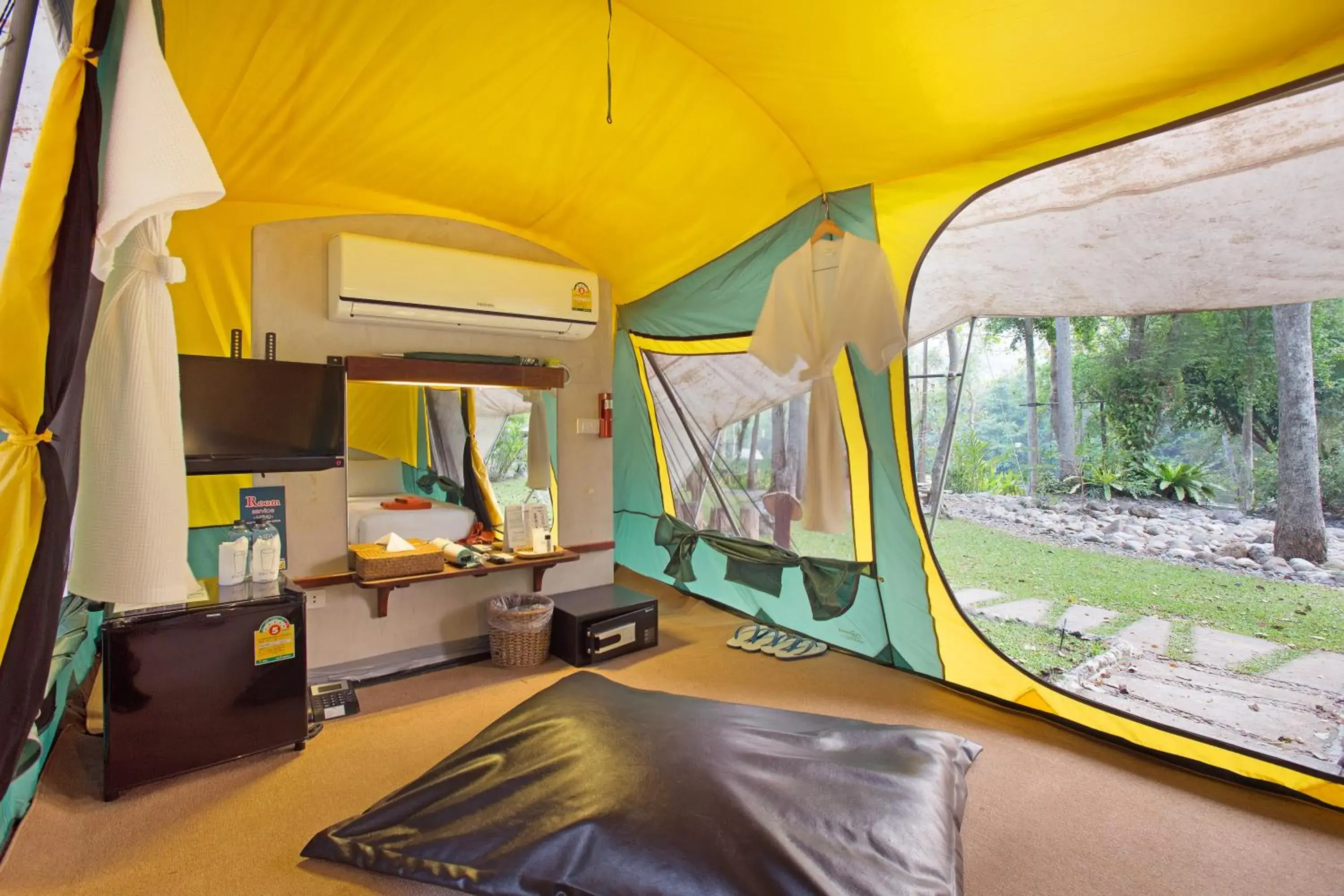 Tent River View in Mida Resort Kanchanaburi - SHA PLUS Tent River View in Mida Resort Kanchanaburi - SHA PLUS