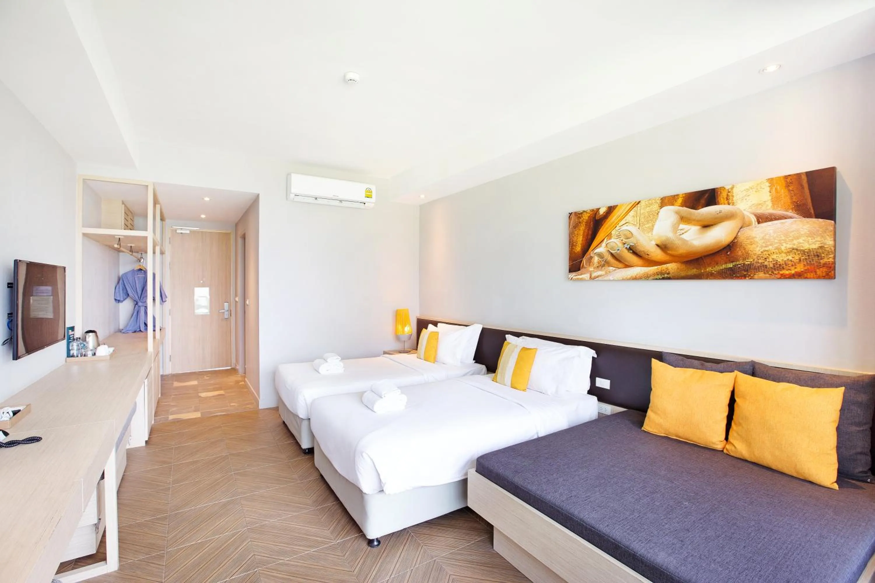 Photo of the whole room, Bed in Mida Resort Kanchanaburi - SHA PLUS