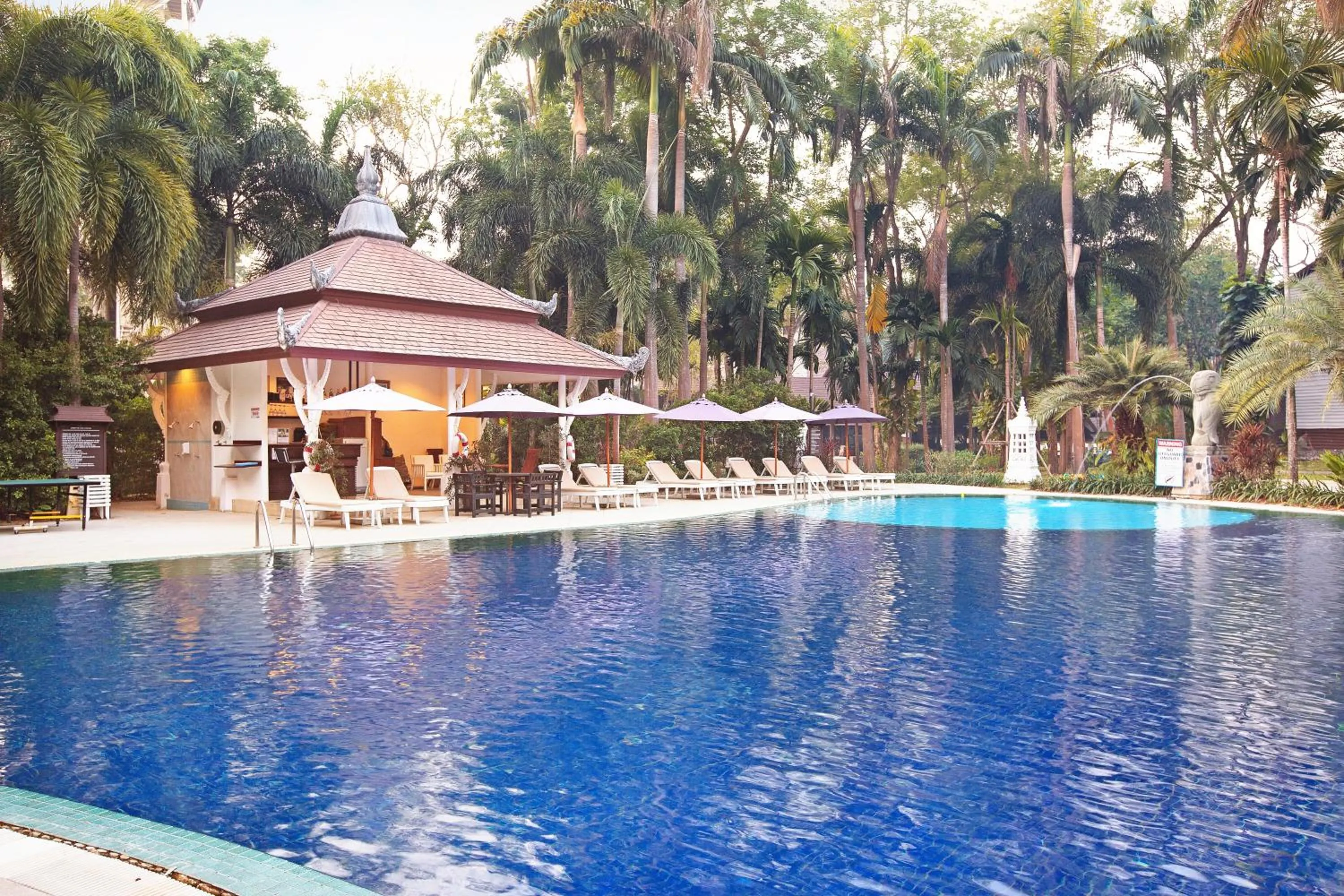 Swimming pool in Mida Resort Kanchanaburi - SHA PLUS