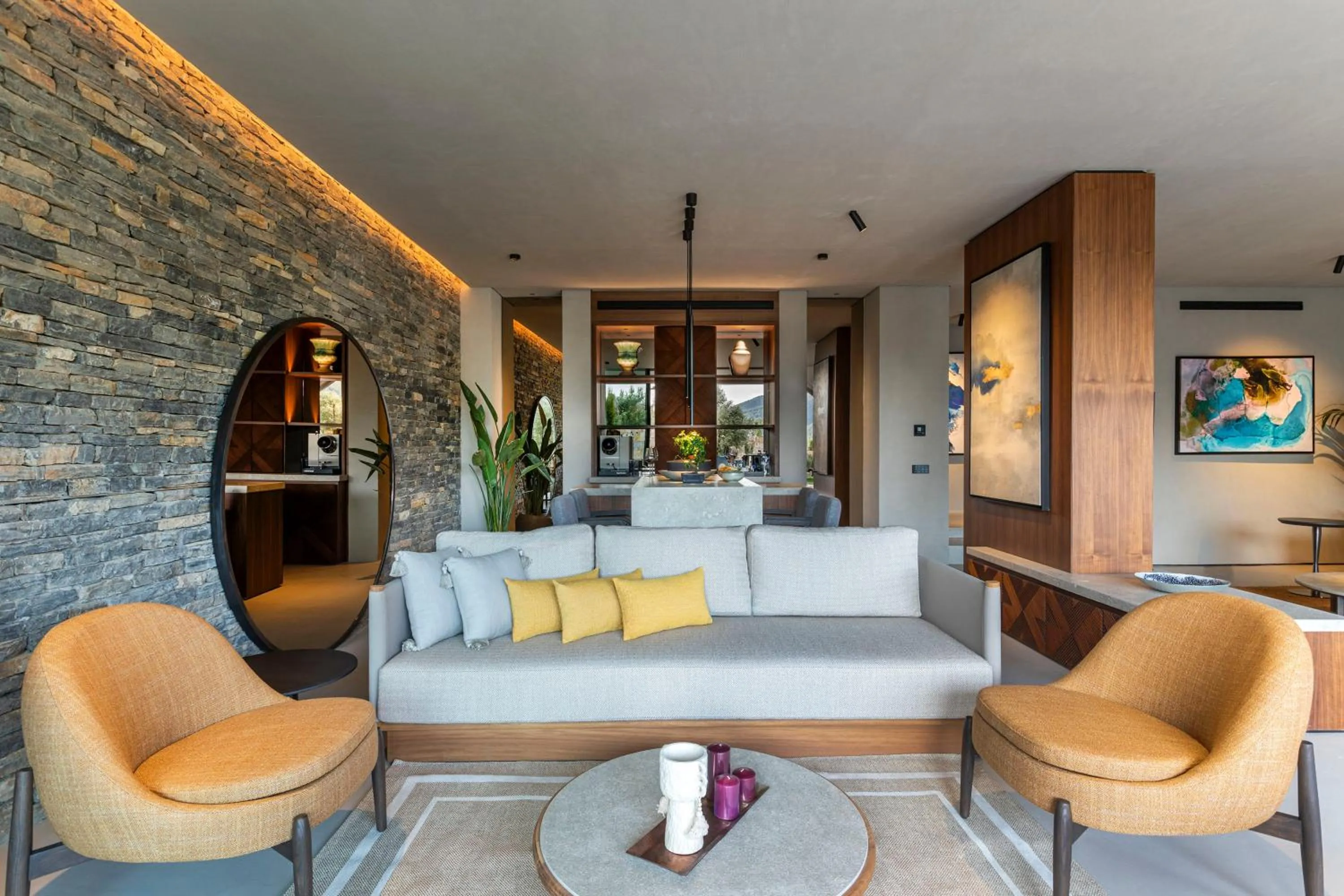 Living room in Lujo Hotel Bodrum