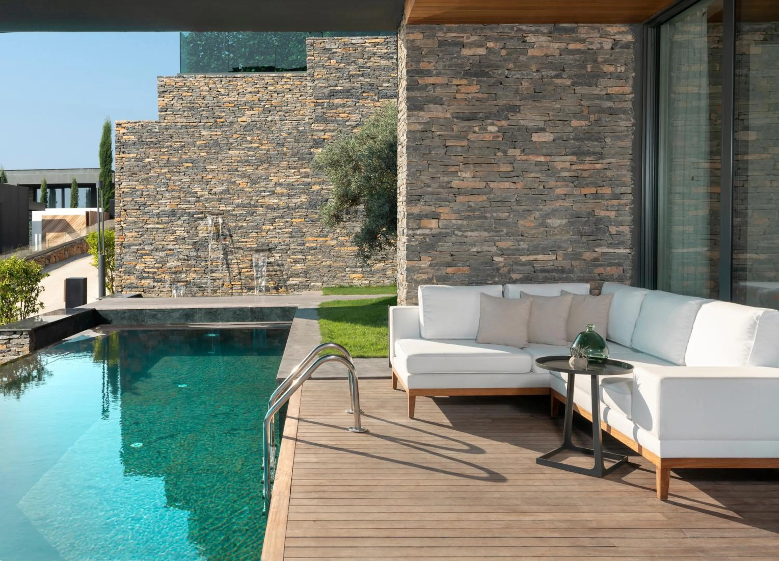 Patio in Lujo Hotel Bodrum