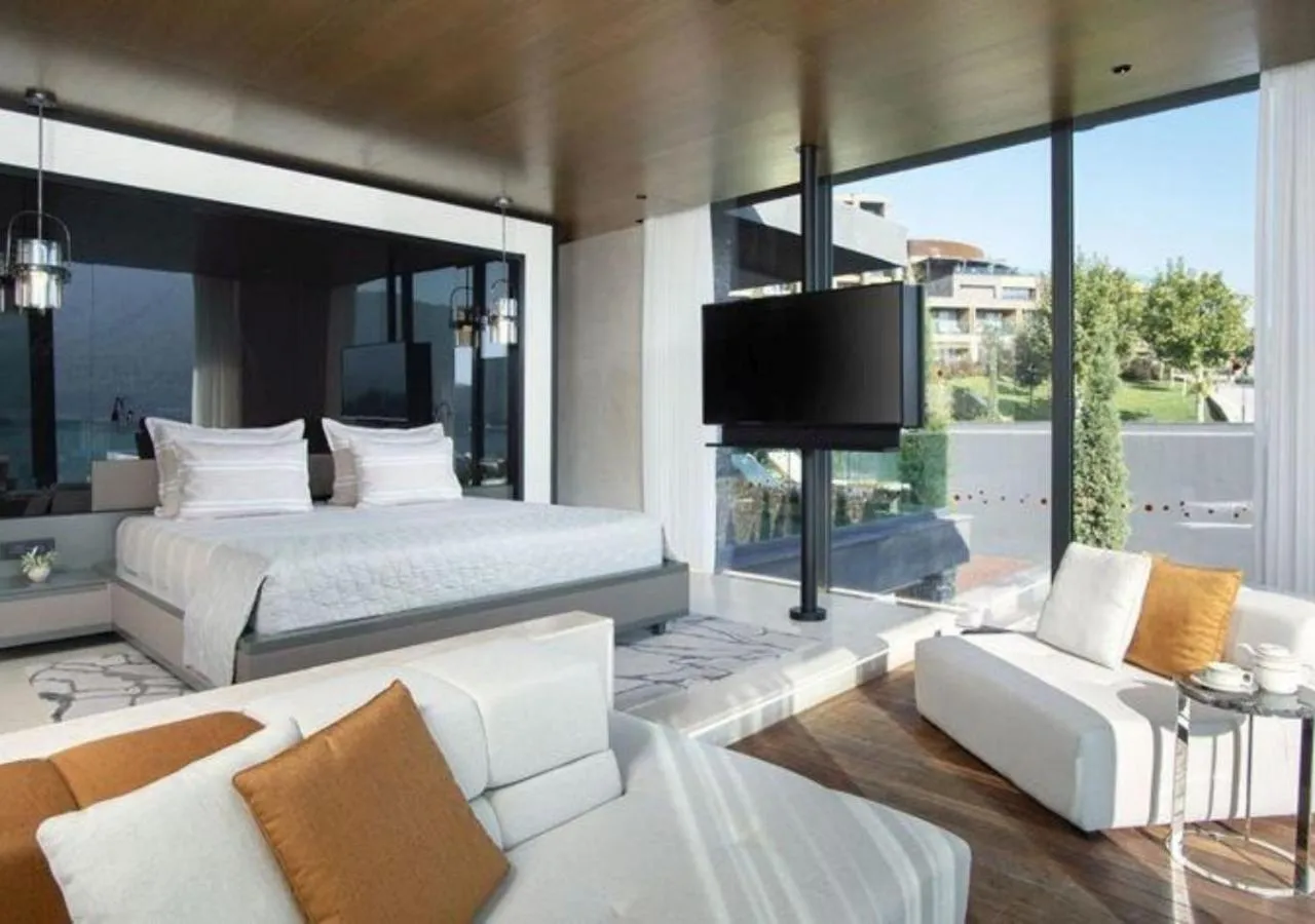Bedroom, Bed in Lujo Hotel Bodrum