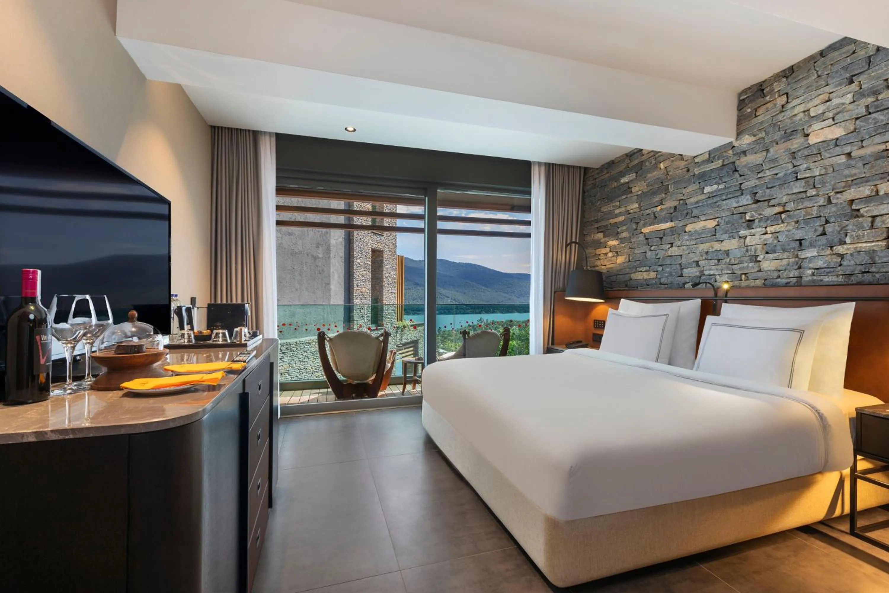 Natural landscape, Bed in Lujo Hotel Bodrum