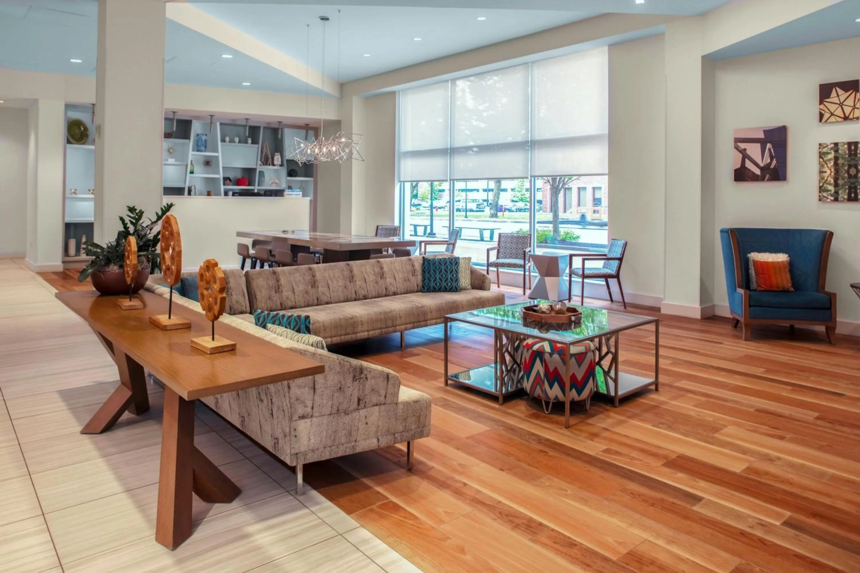 Lobby or reception in Residence Inn by Marriott Boston Burlington