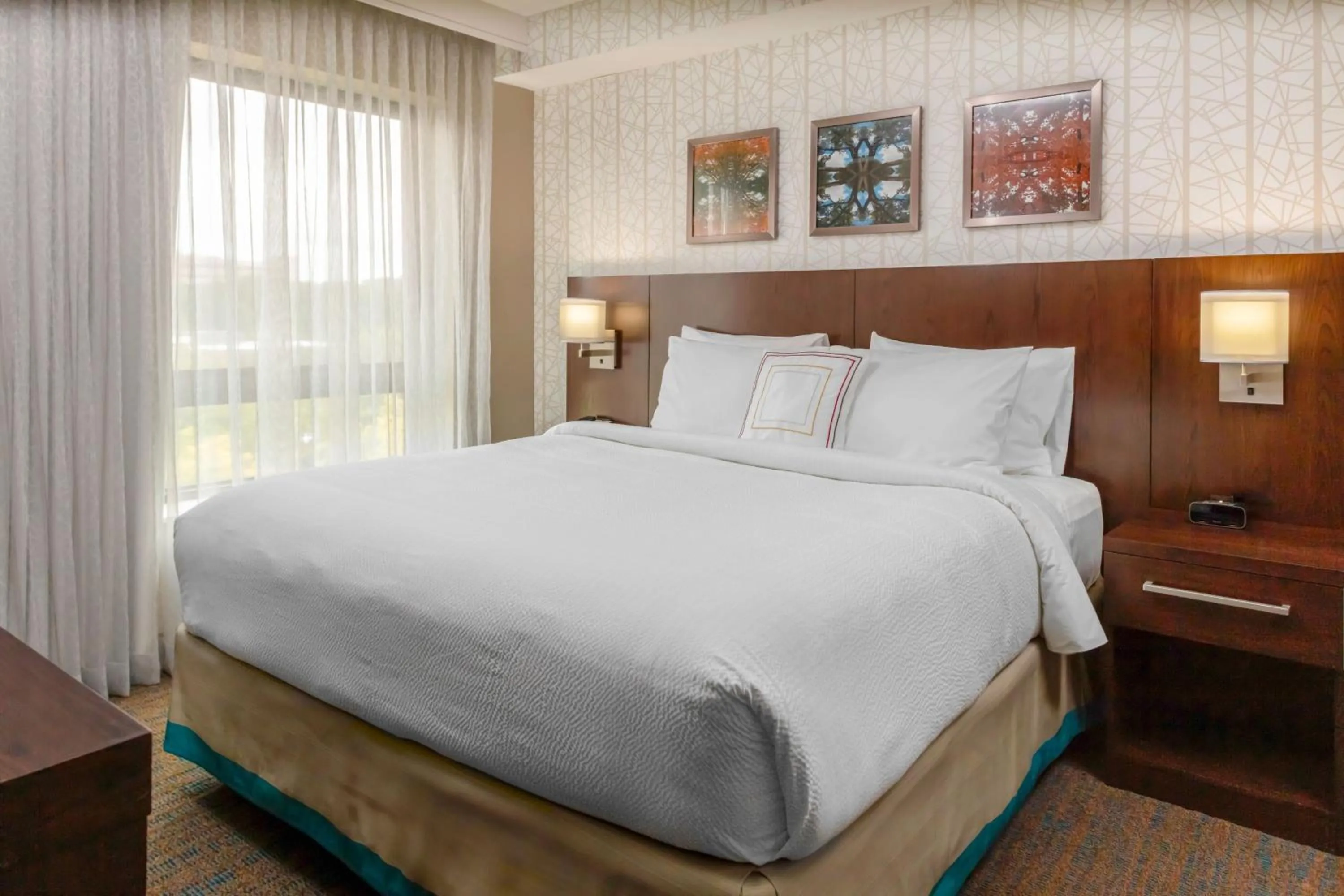 Bedroom, Bed in Residence Inn by Marriott Boston Burlington