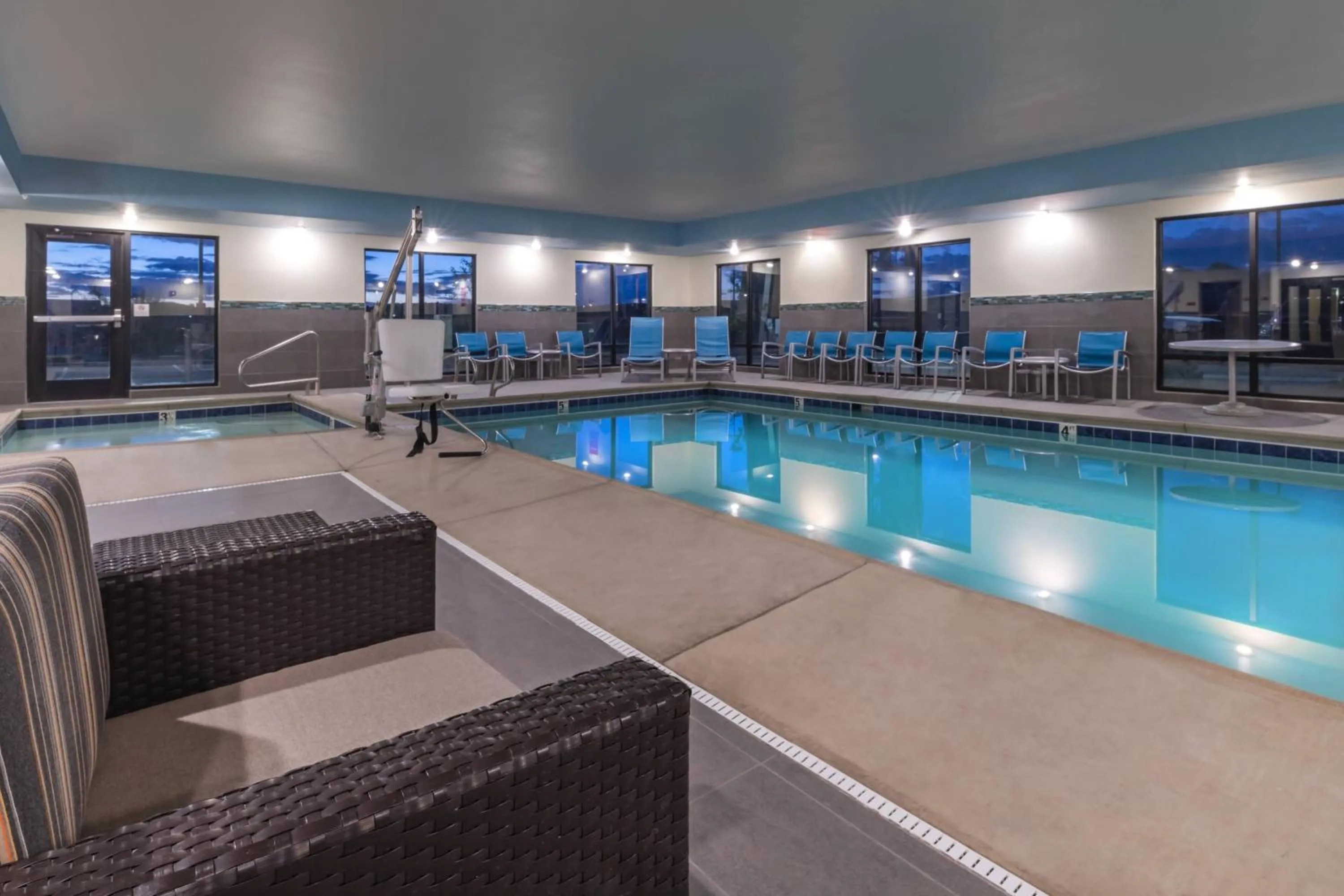 Swimming pool in TownePlace by Marriott Suites Gallup
