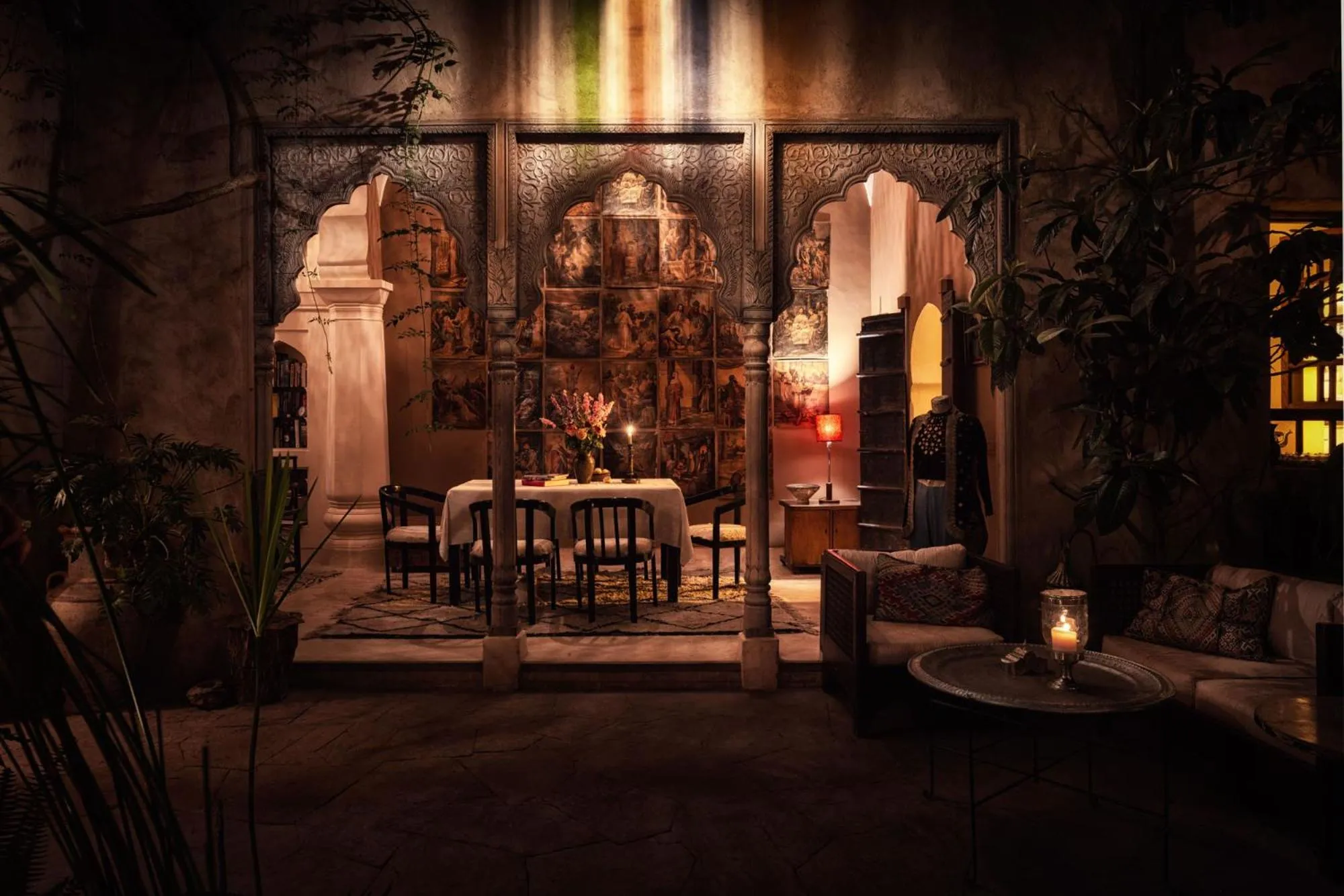 Patio in Riad Kbour & Chou