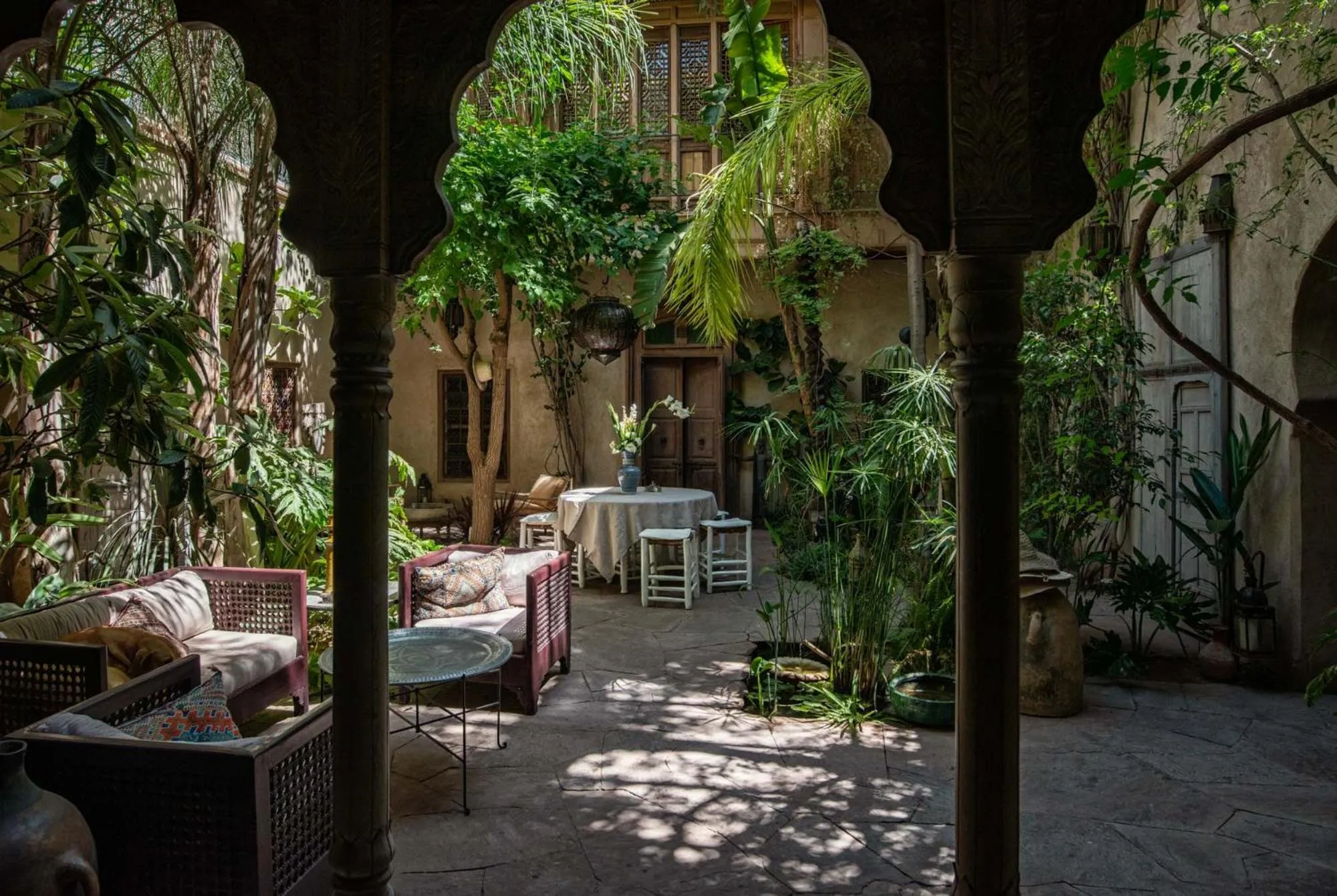 Patio in Riad Kbour & Chou