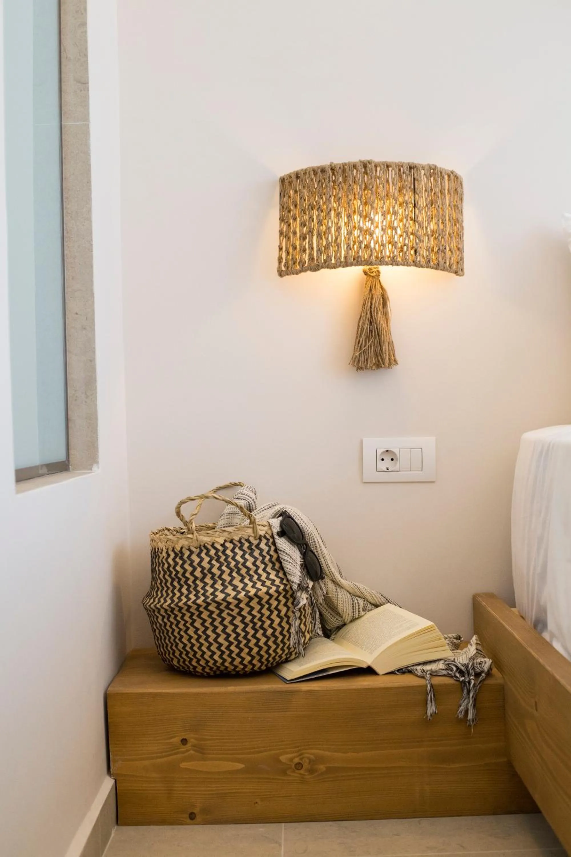 Decorative detail, Bed in Muses of art Villas