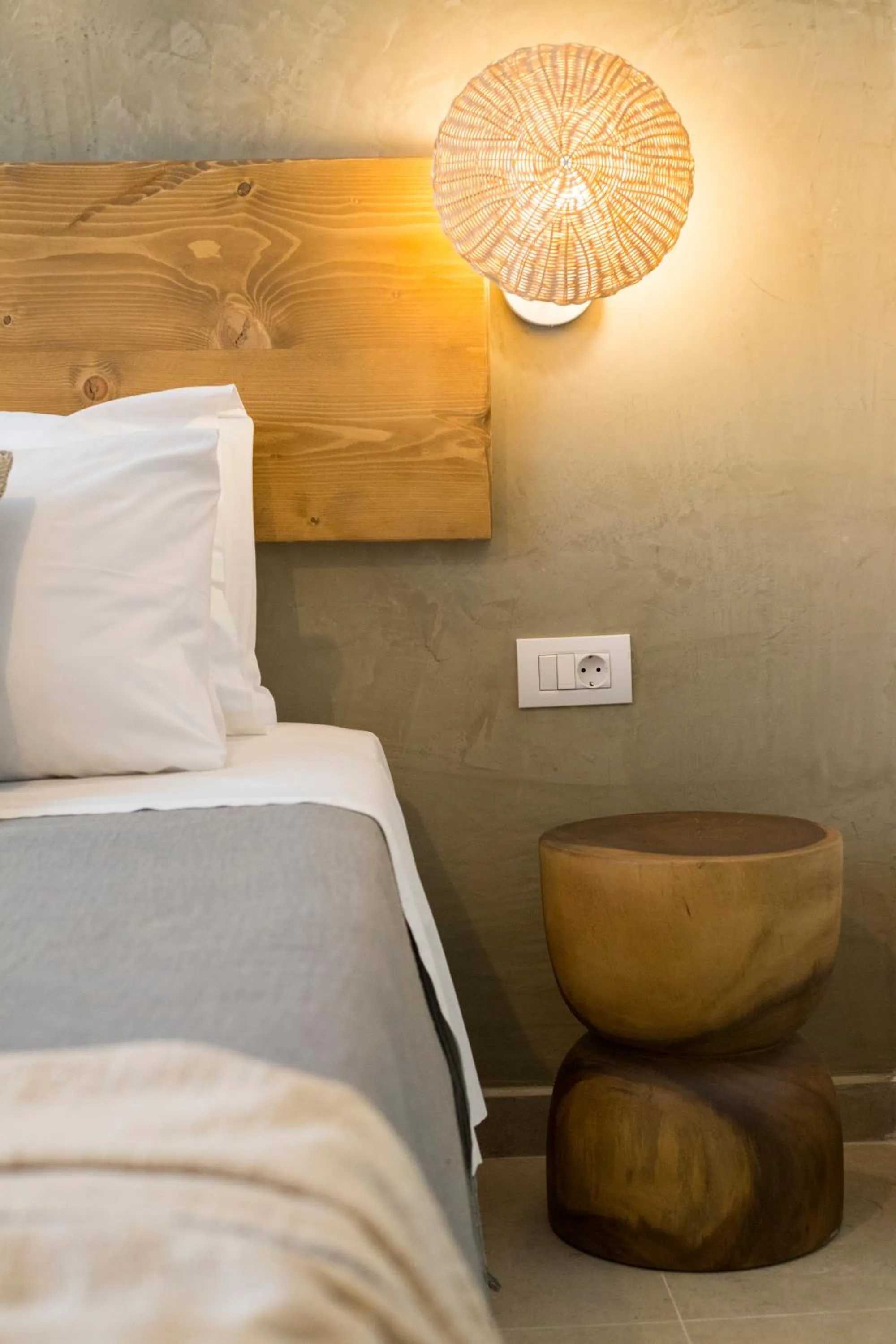 Decorative detail, Bed in Muses of art Villas