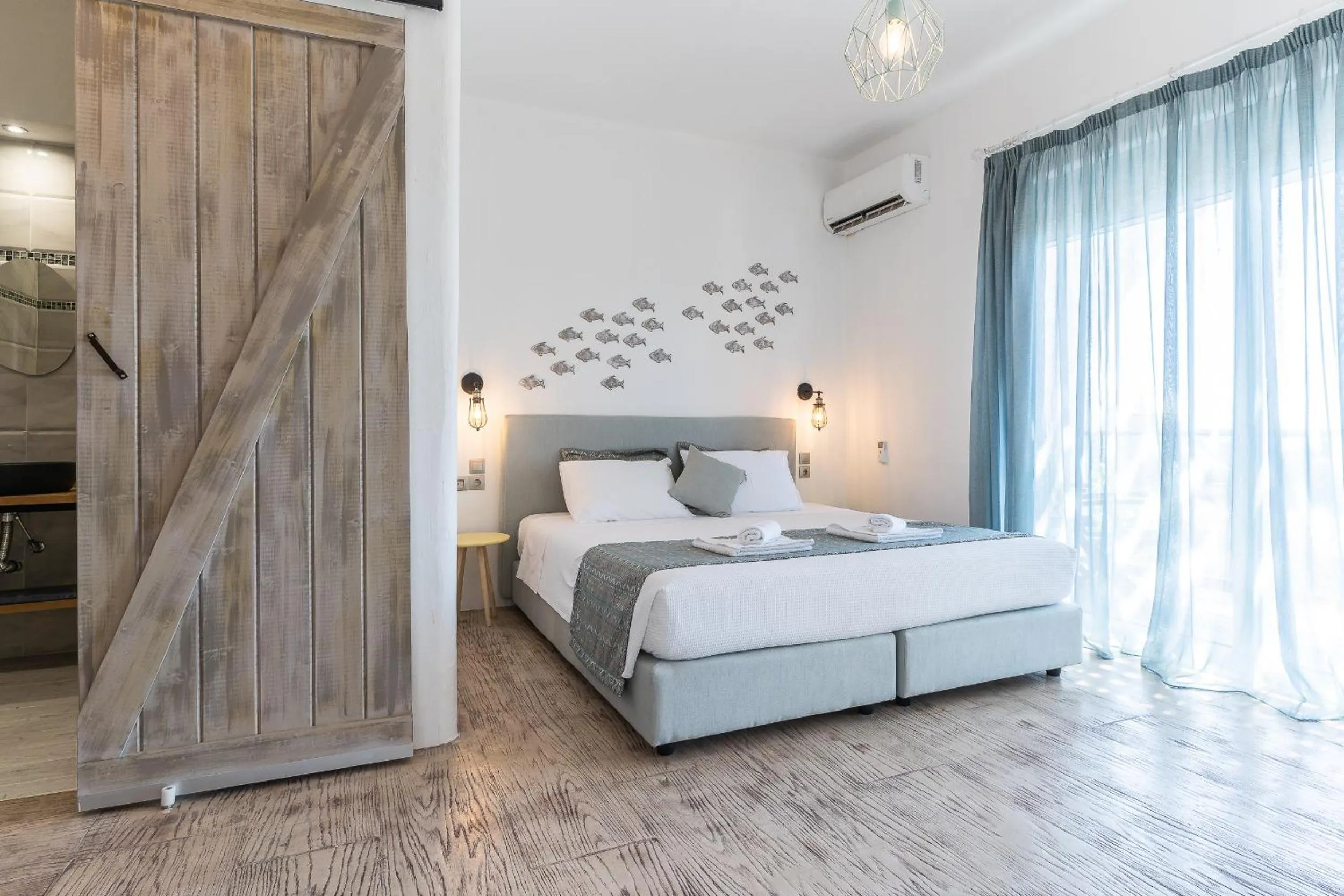 Bed in Muses of art Villas