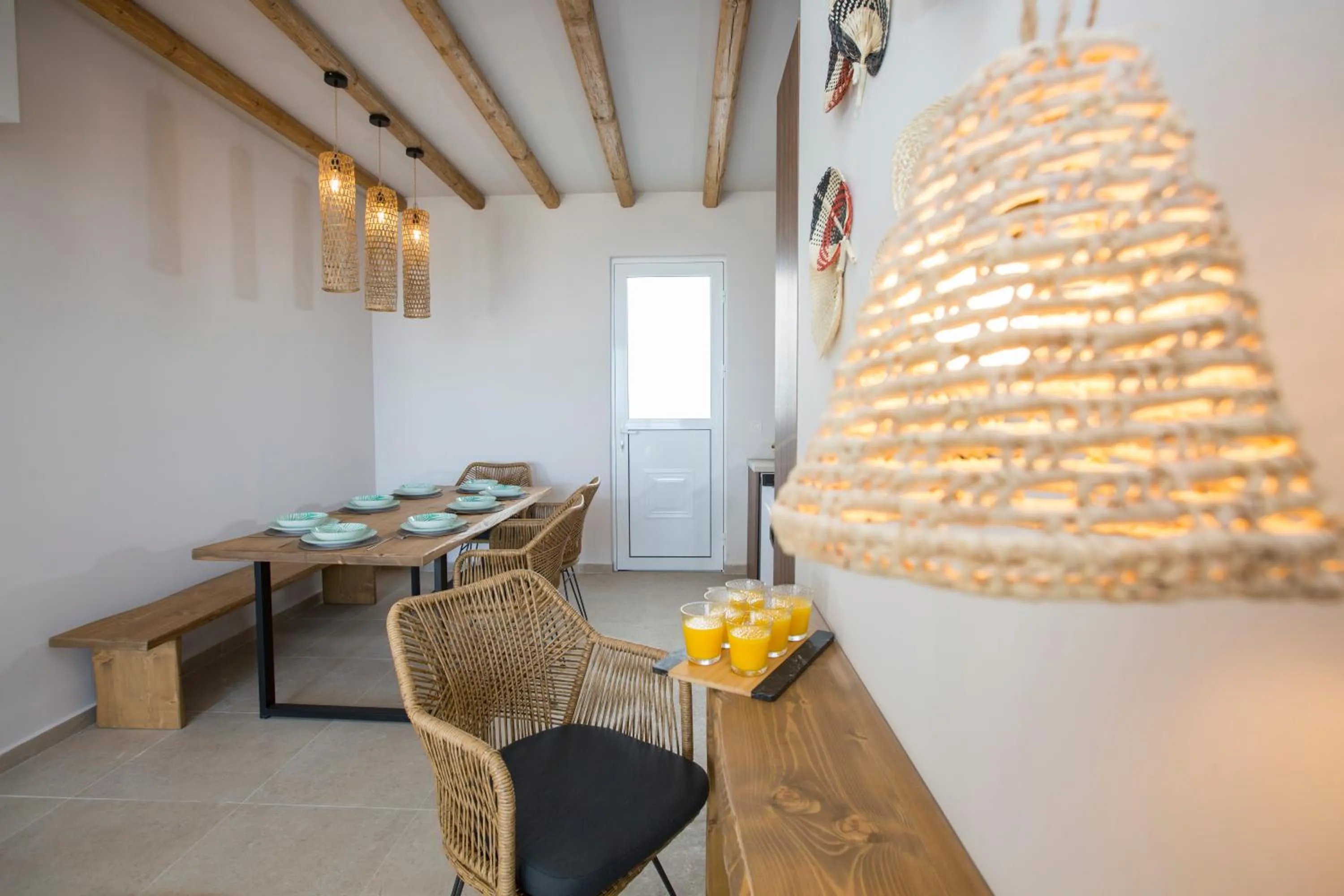 Dining area in Muses of art Villas