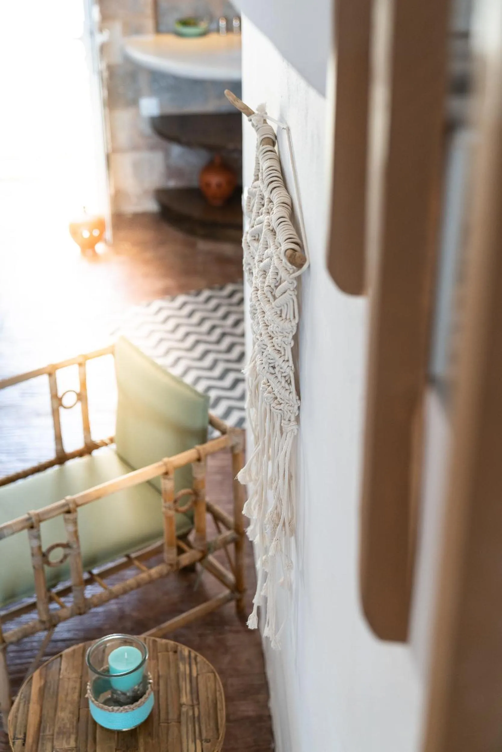 Decorative detail, Bed in Muses of art Villas