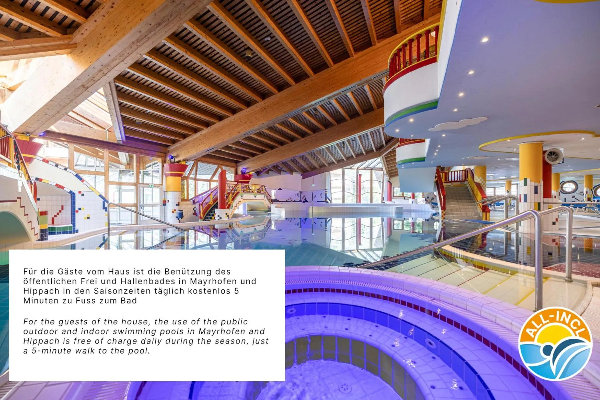 Swimming pool in Vronis Waldhaus ADULTS ONLY