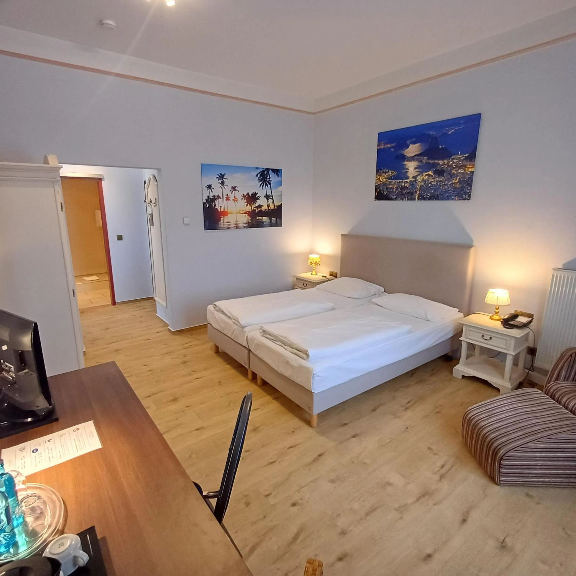 Photo of the whole room, Bed in TRIP INN PostHotel Düren