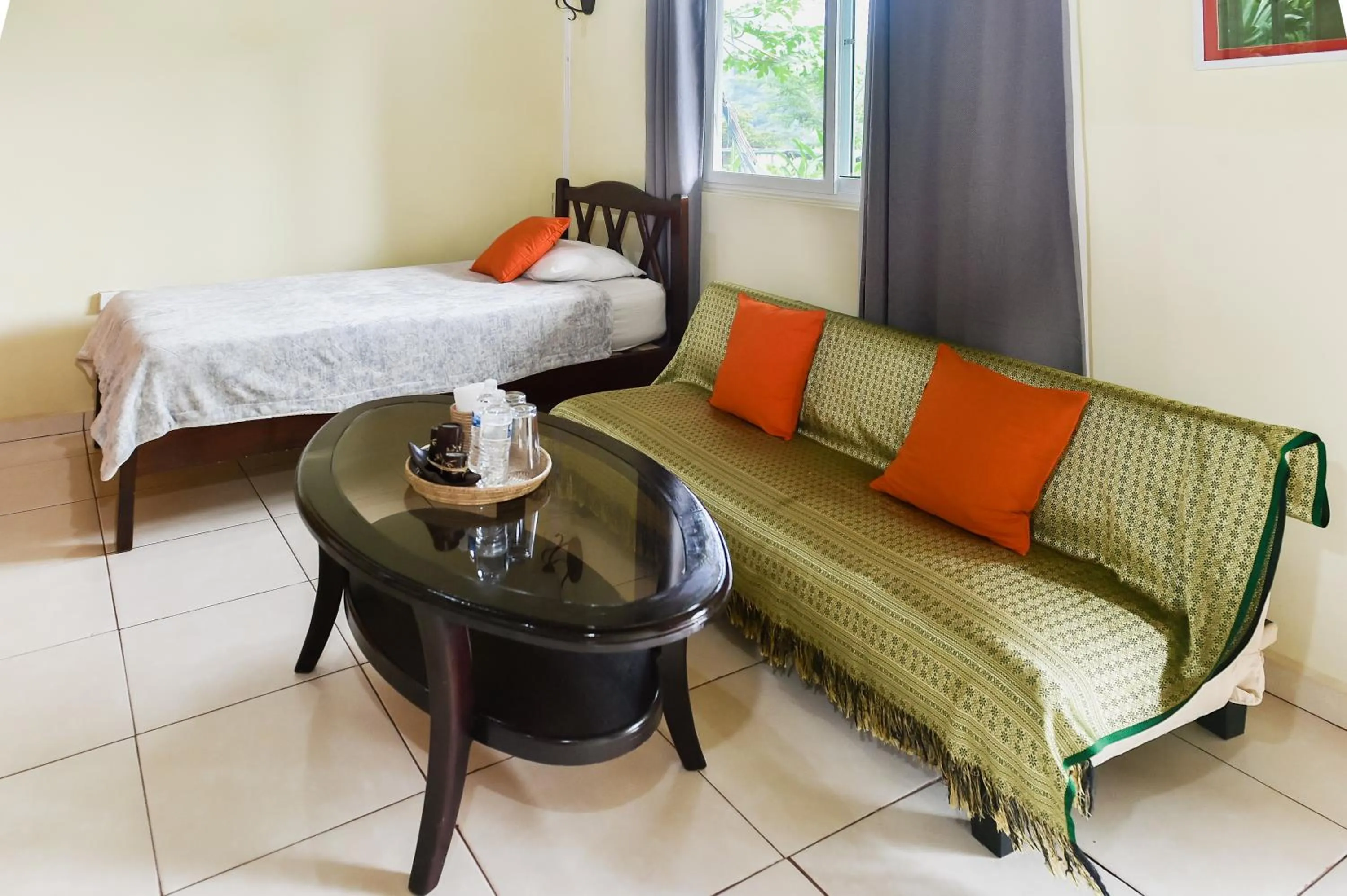 Bed in Hotel Anachoreo