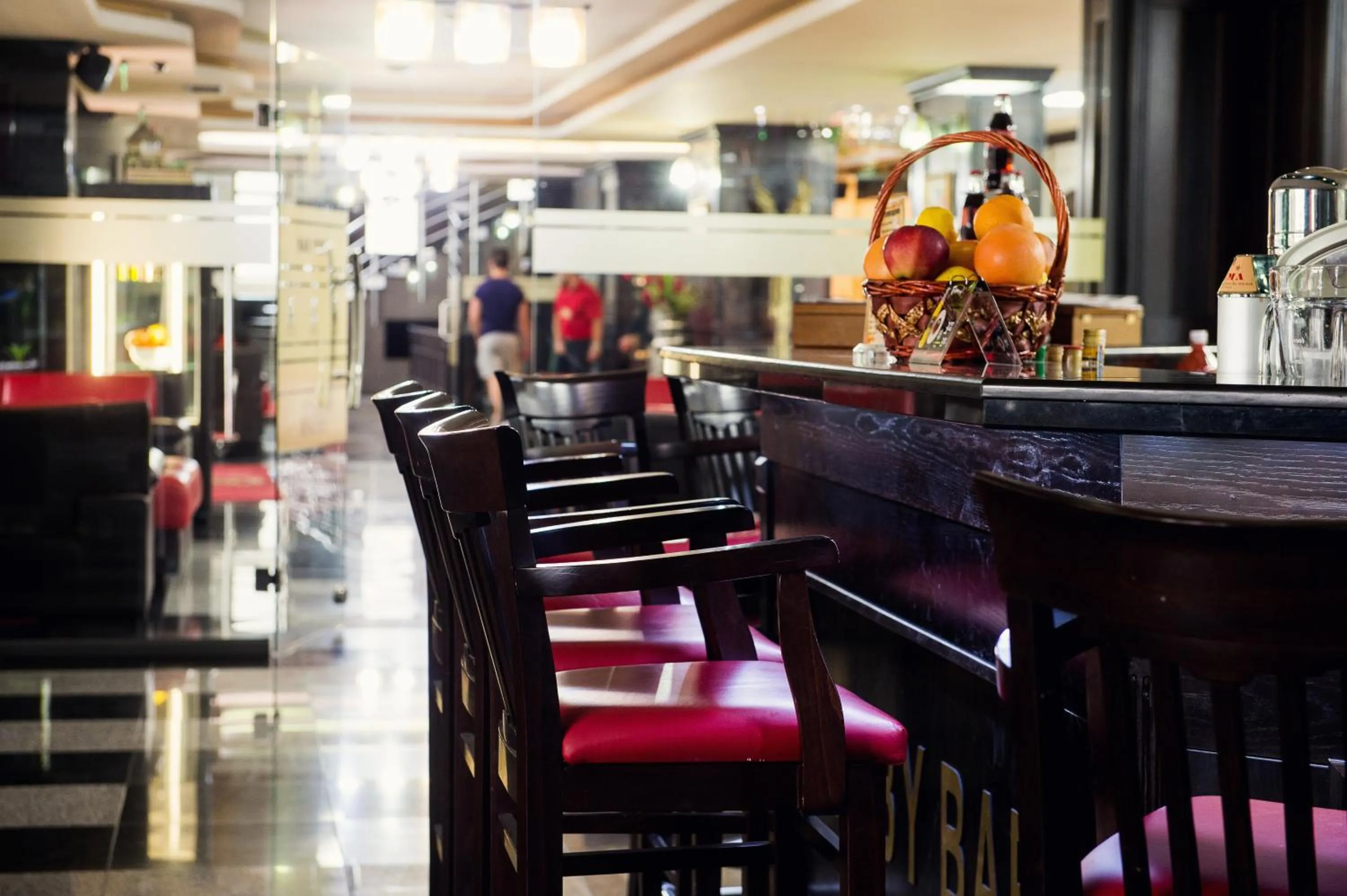 Lobby or reception in Grand Hotel Hebar