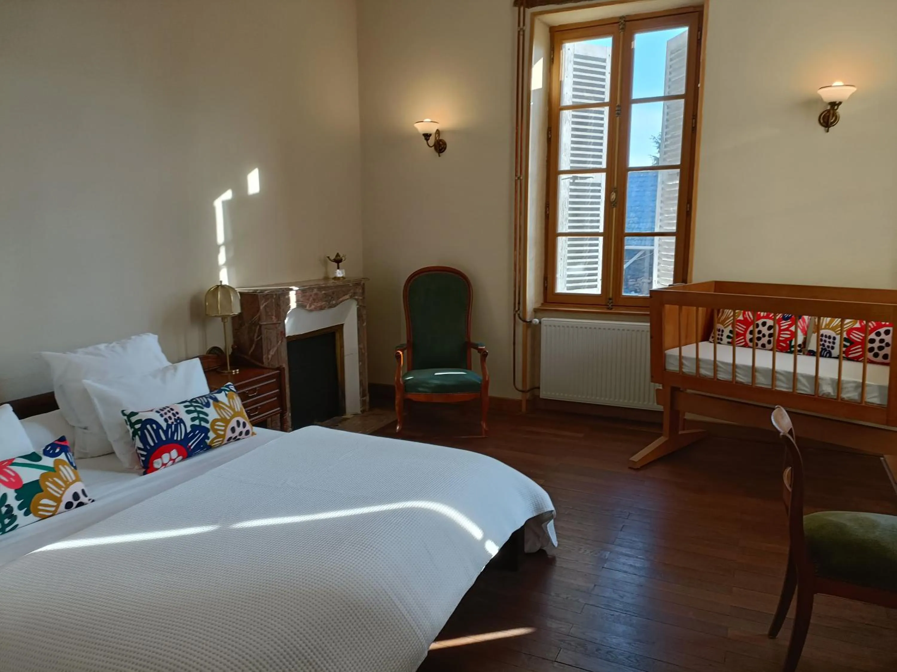 Garden view in Chez Casimir