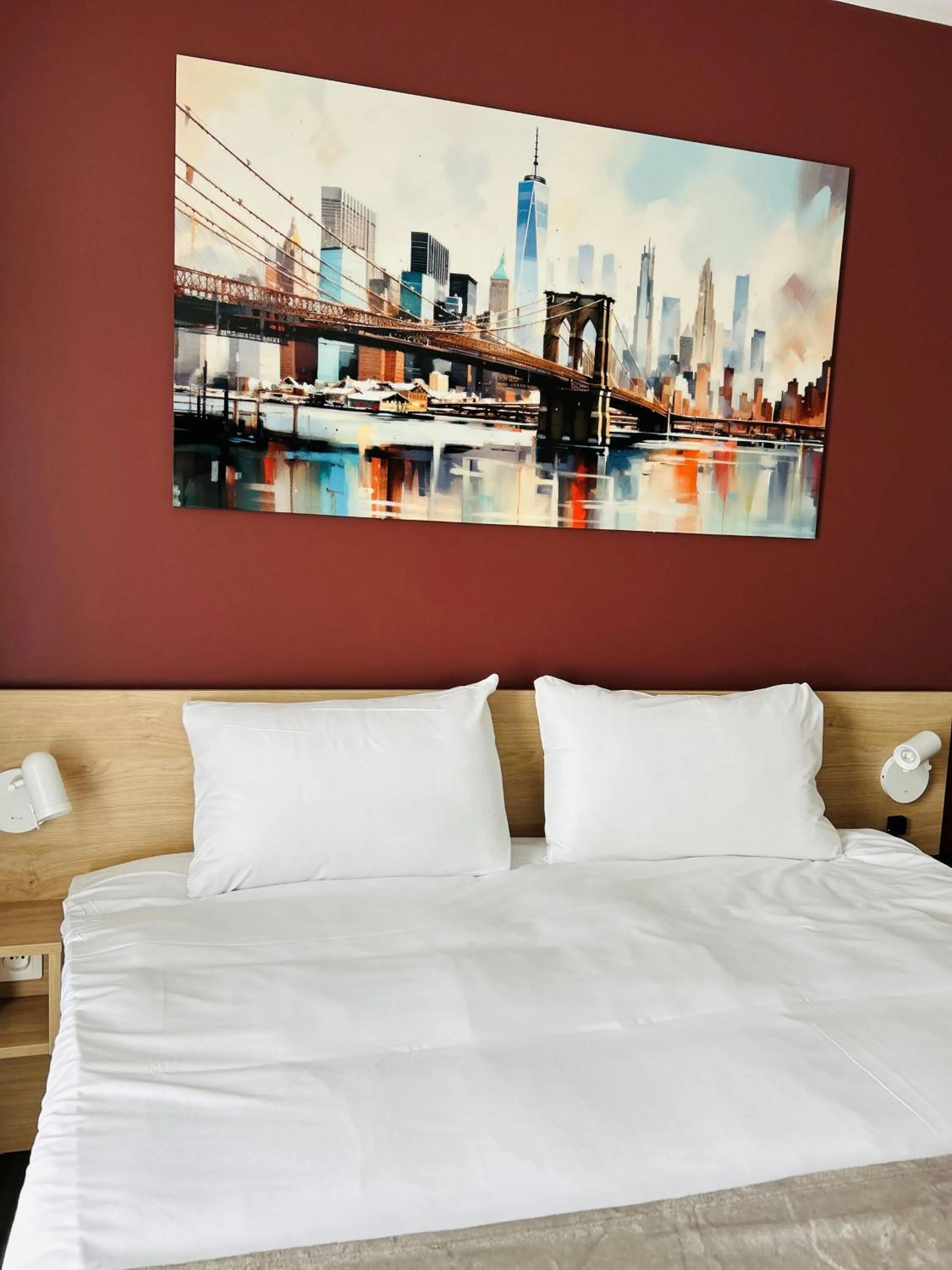 Bedroom, Bed in Hotel Wood Inn Bordeaux Aéroport