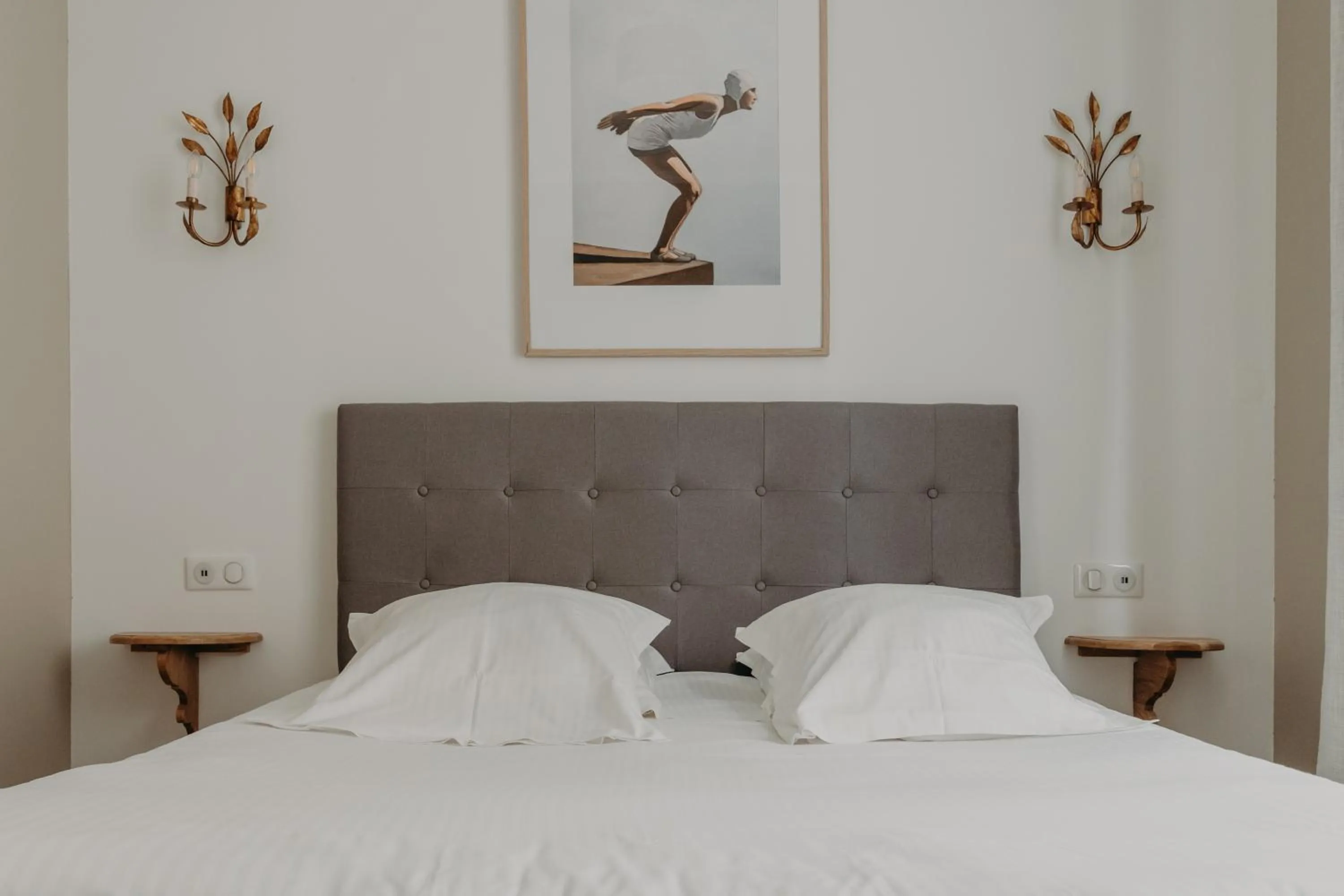 Bedroom, Bed in Les Cabines