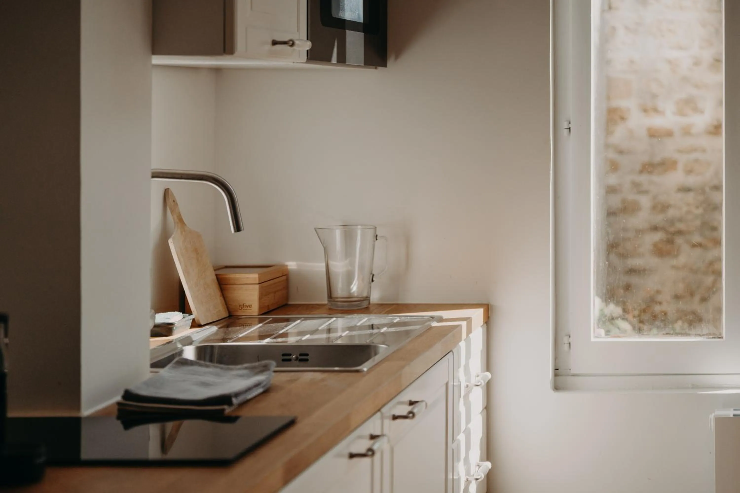 Kitchen or kitchenette in Les Cabines