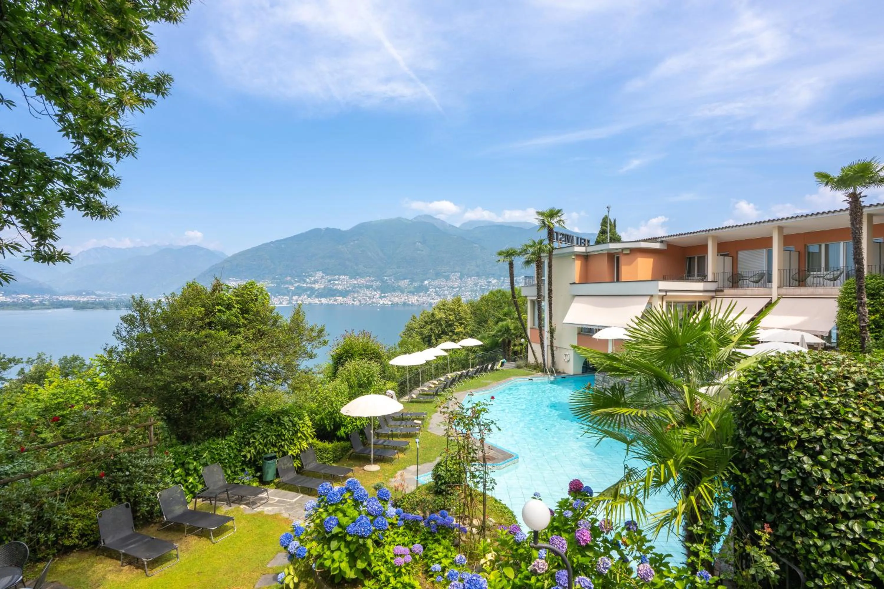 Pool view in Bellavista Swiss Quality Hotel