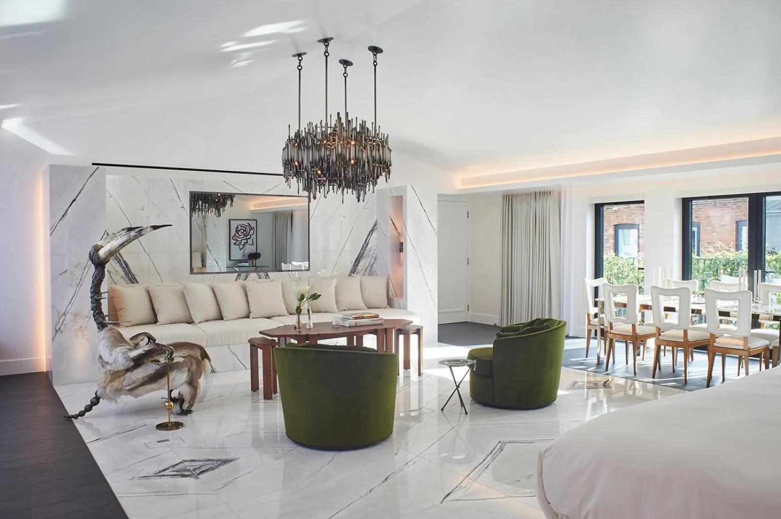 Seating area in The Mandrake