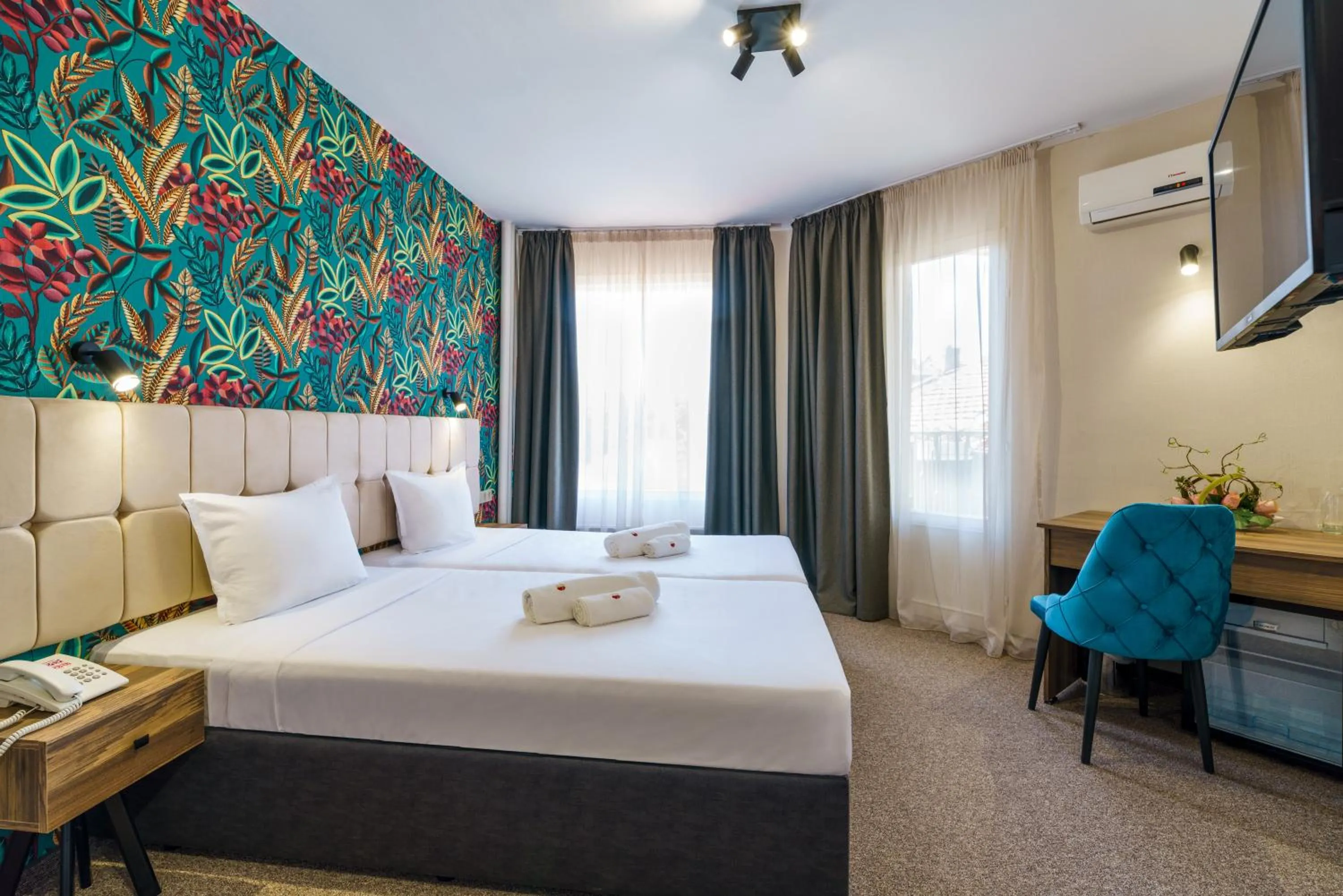 Bed in Bistra & Galina Hotel