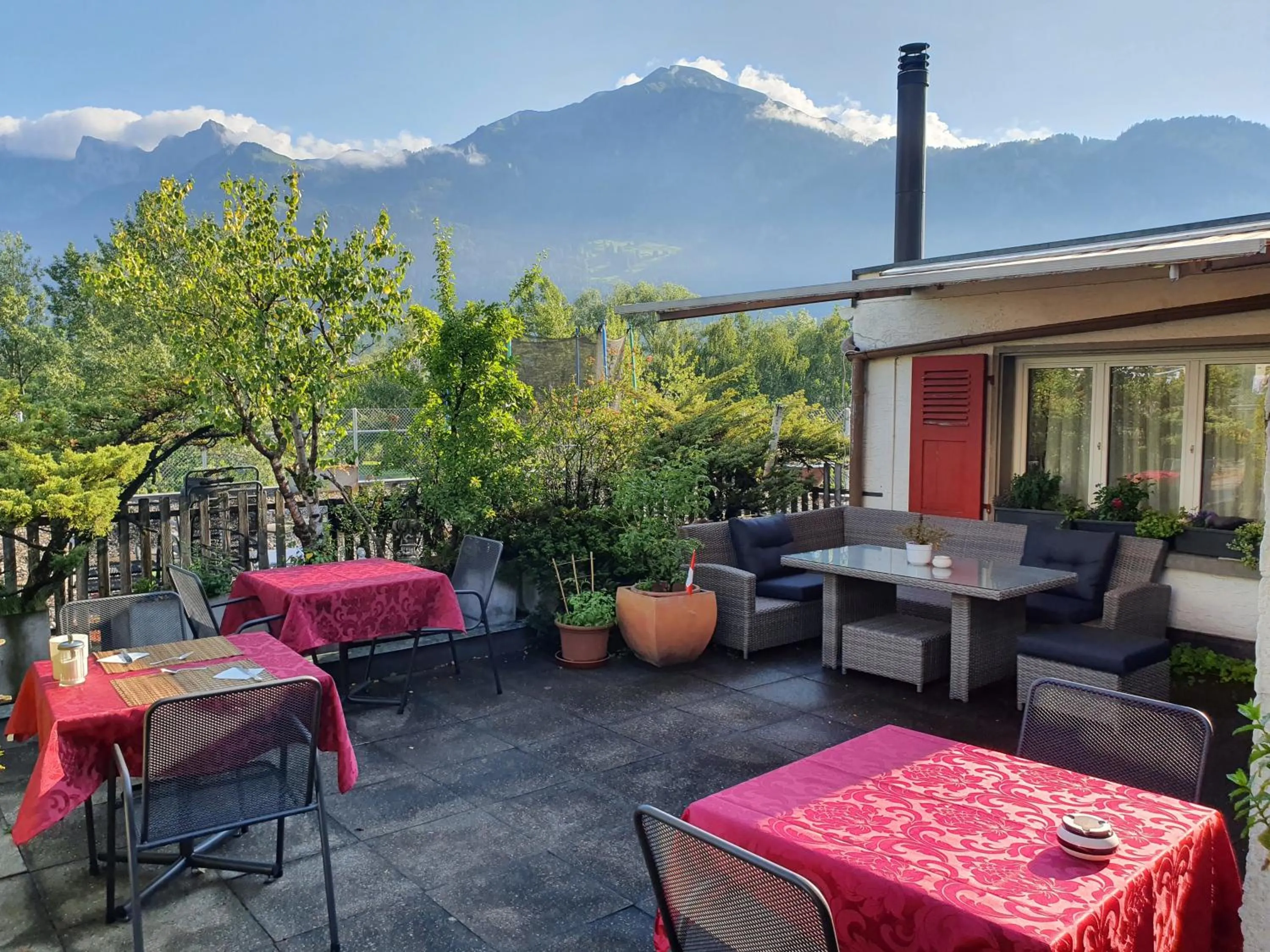 Balcony/Terrace in BnB Haus Weibel
