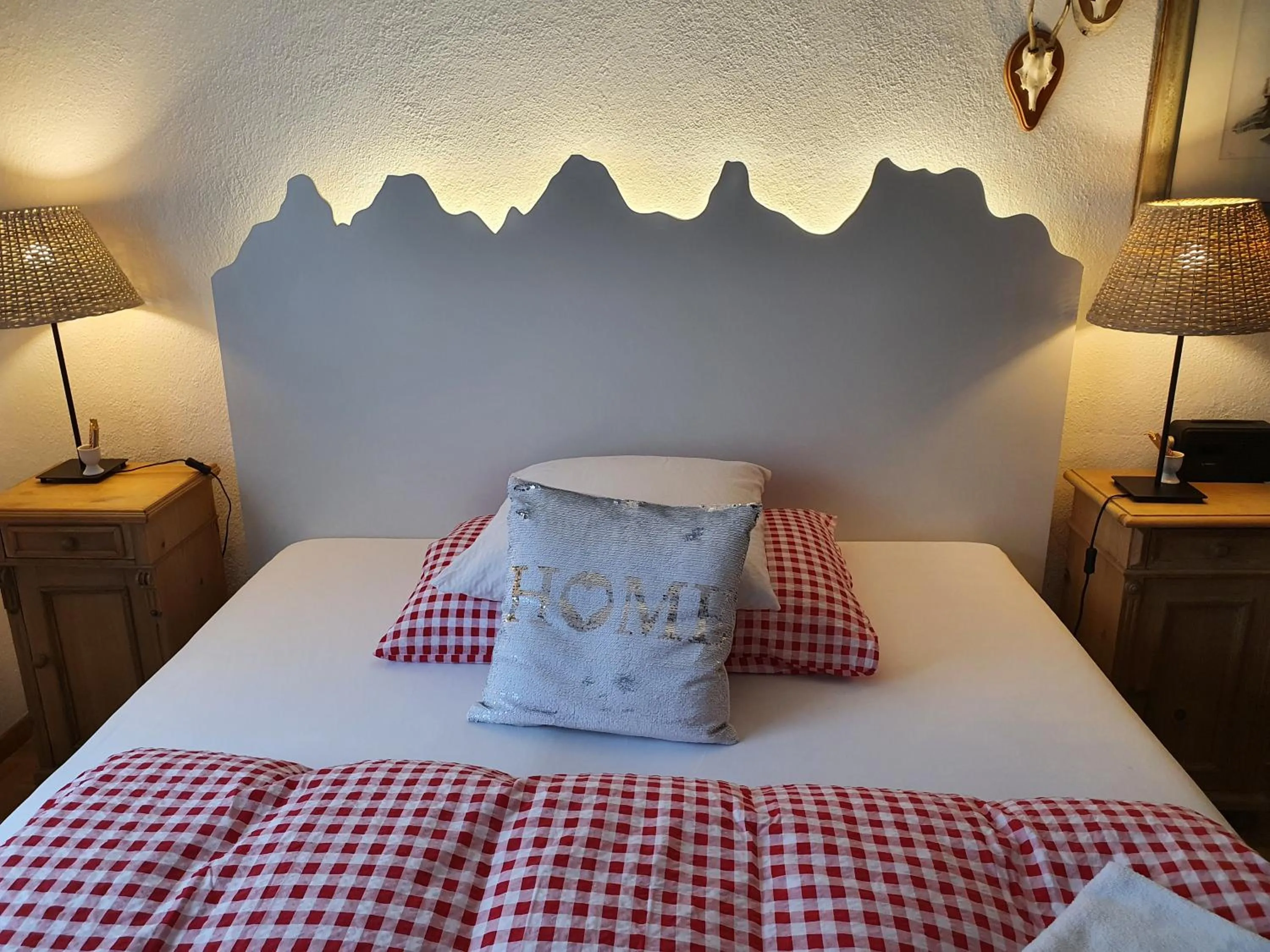 Bed in BnB Haus Weibel