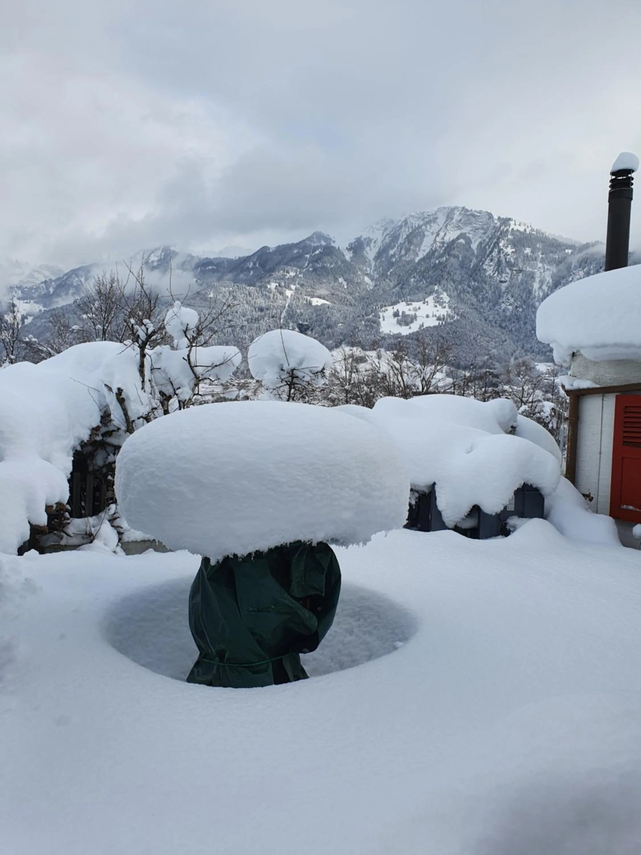 Balcony/Terrace in BnB Haus Weibel