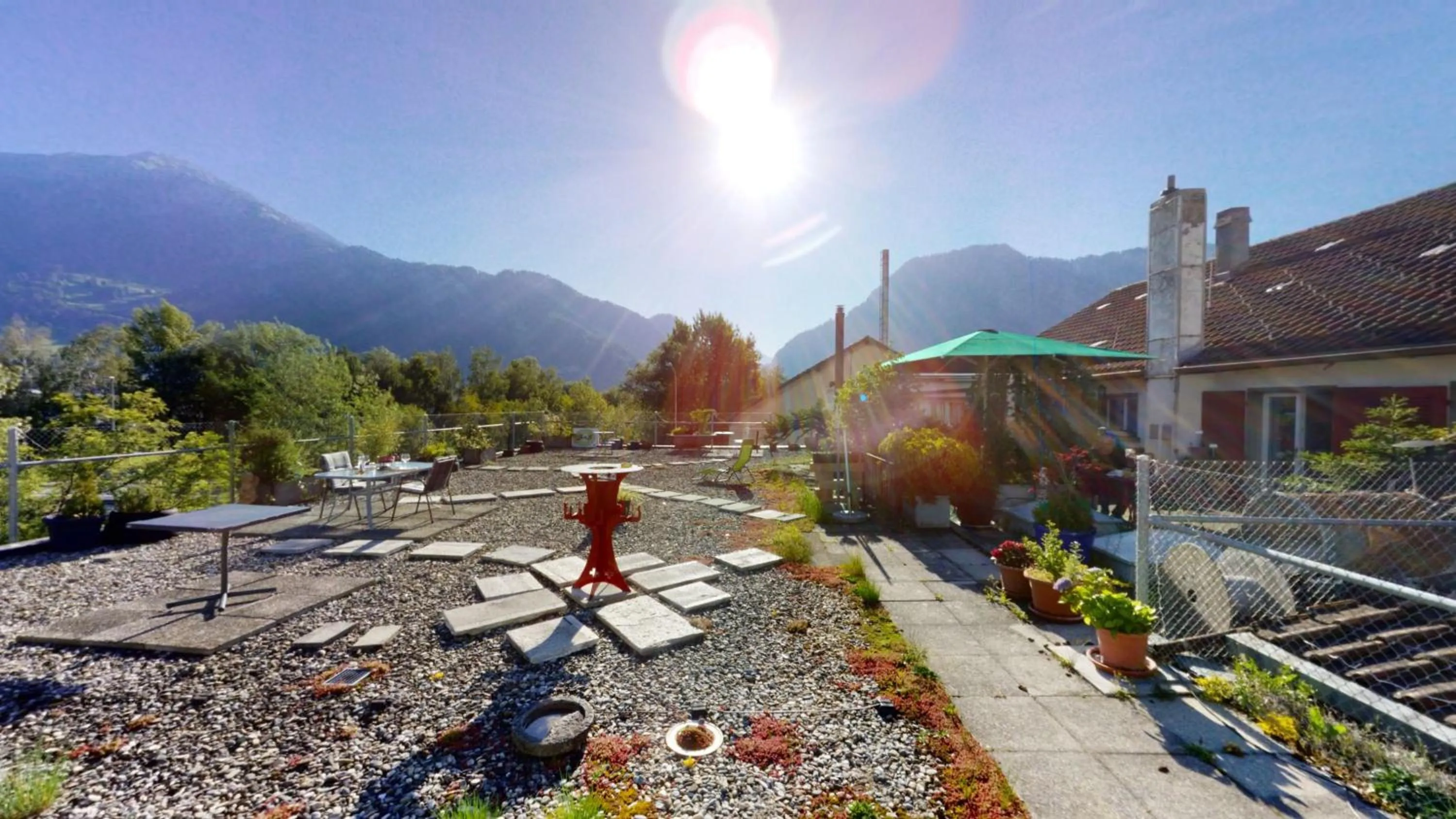 Balcony/Terrace in BnB Haus Weibel