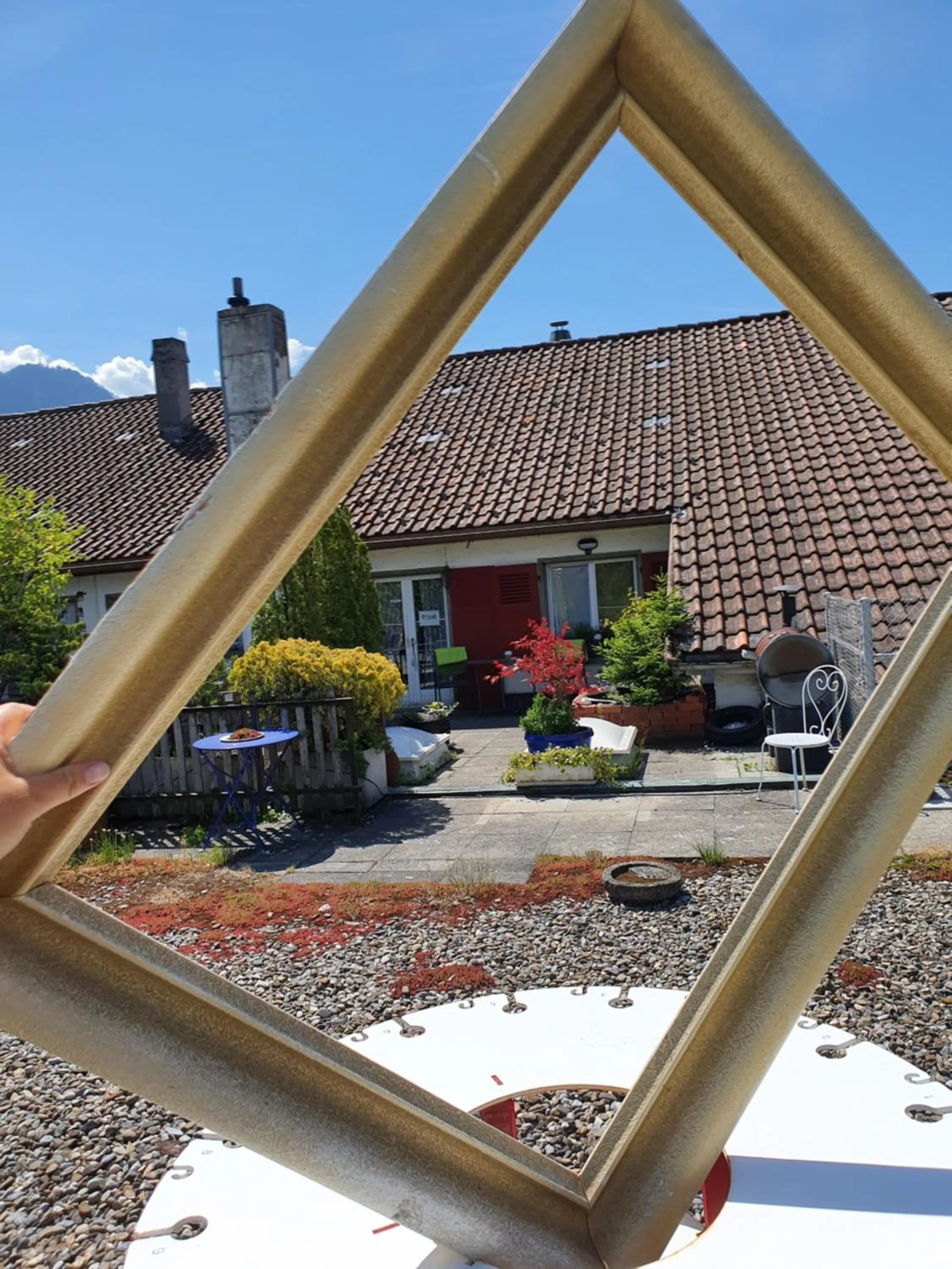 Patio in BnB Haus Weibel