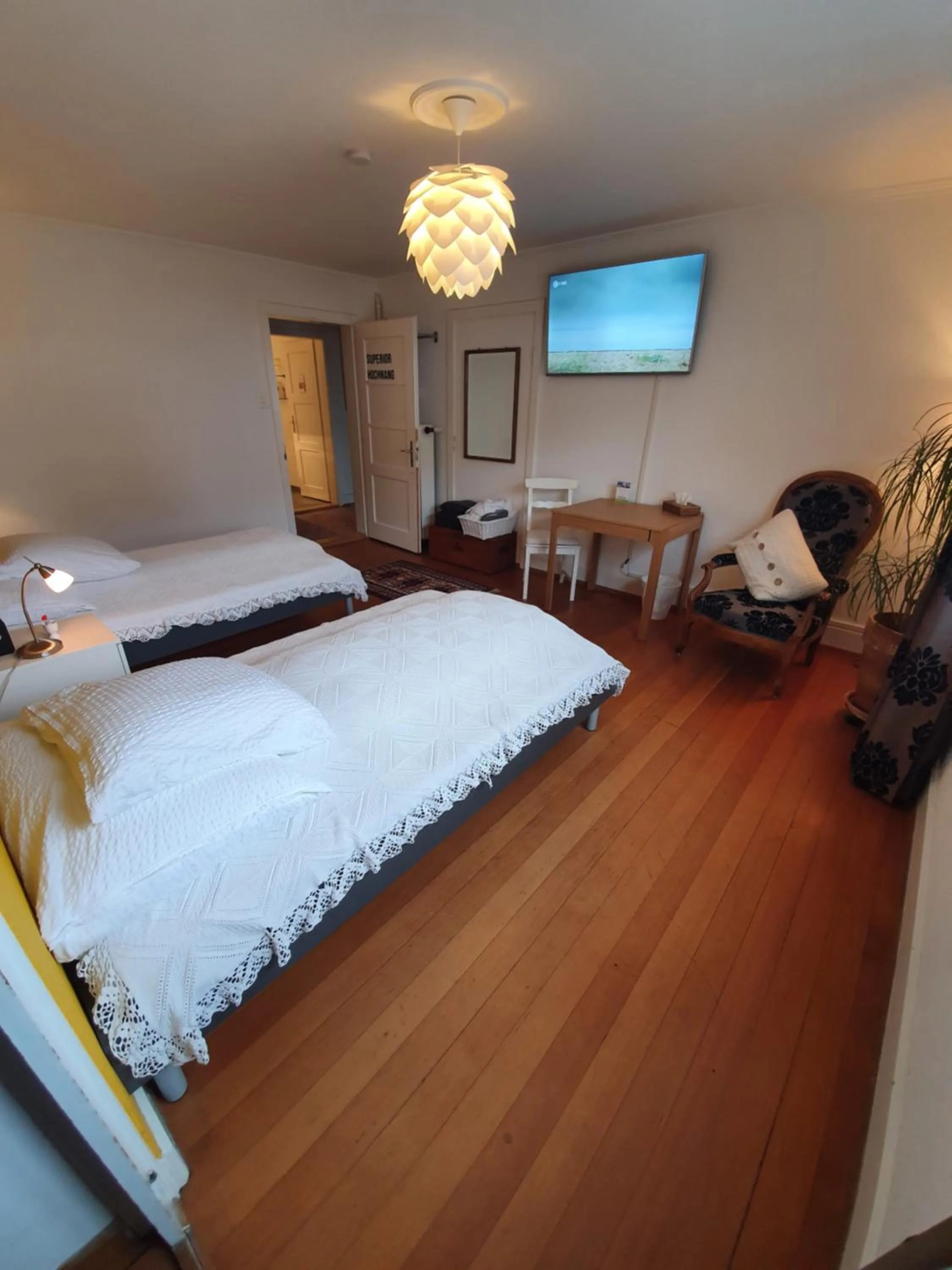 Bed in BnB Haus Weibel