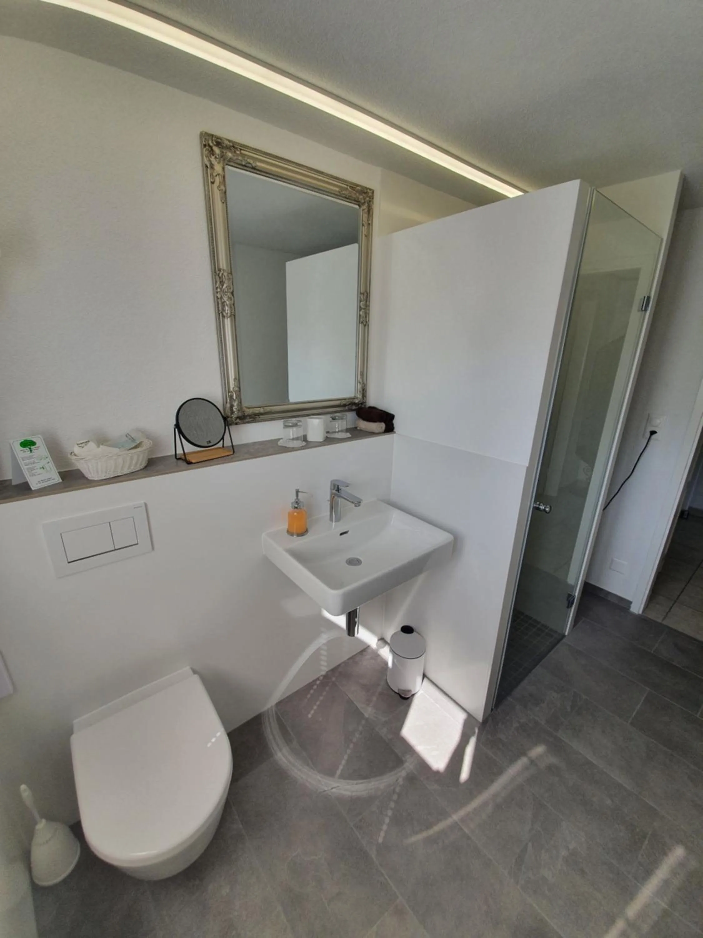 Shower in BnB Haus Weibel