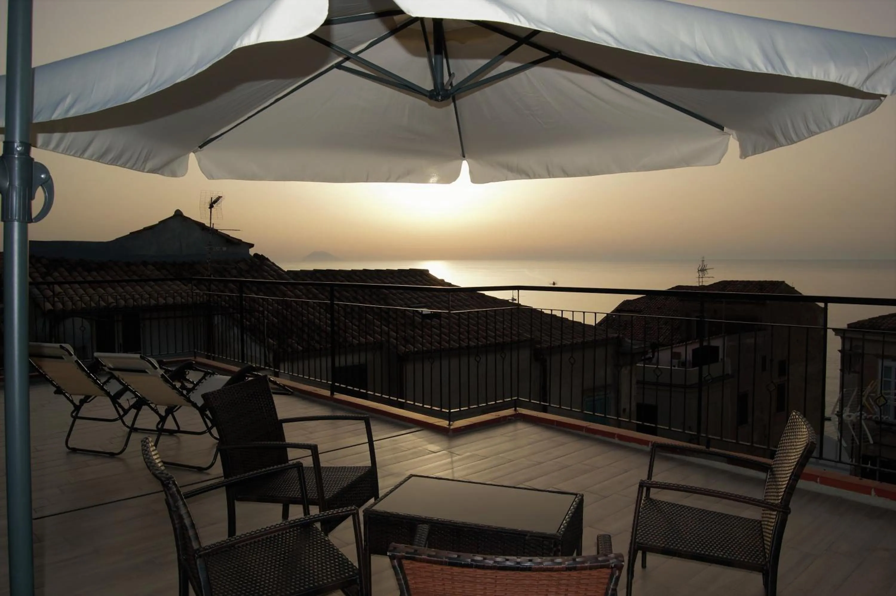 Balcony/Terrace in B&B The Tower